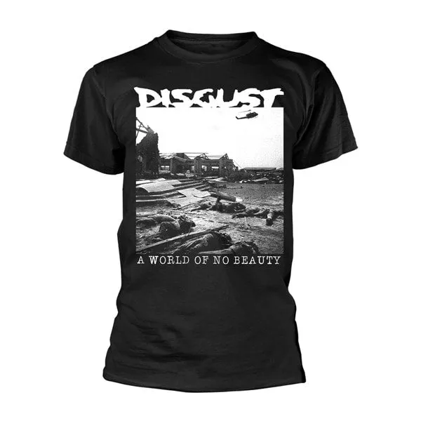 disgust-a-world-of-no-beauty-t-shirt-noir-taille-l image 1