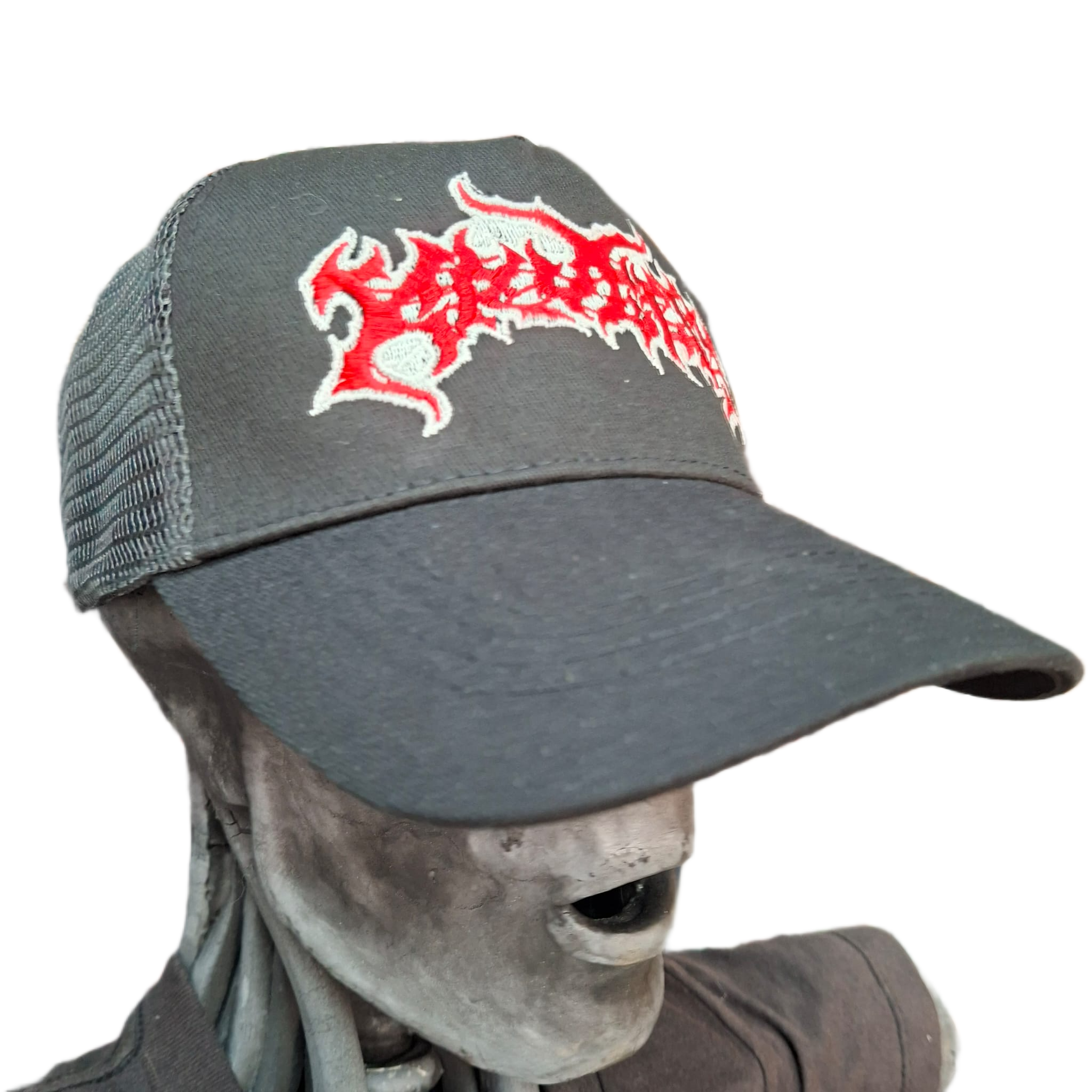 kruelty-logo-casquette-trucker-phosphorescente-hardcore image 4
