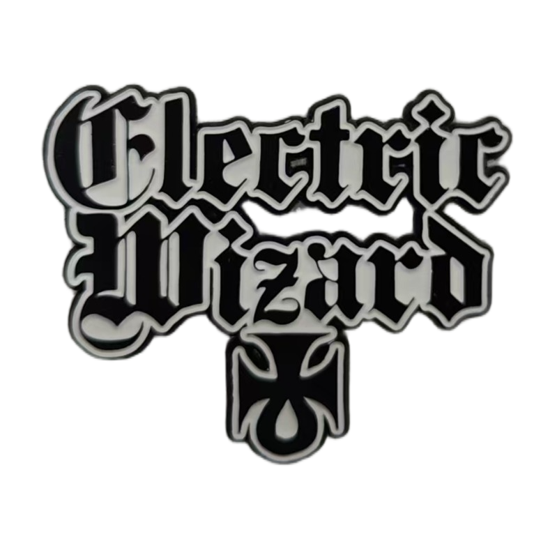 electric-wizard-logo-pin-mail-55mm-nickel-mat-doom image 4