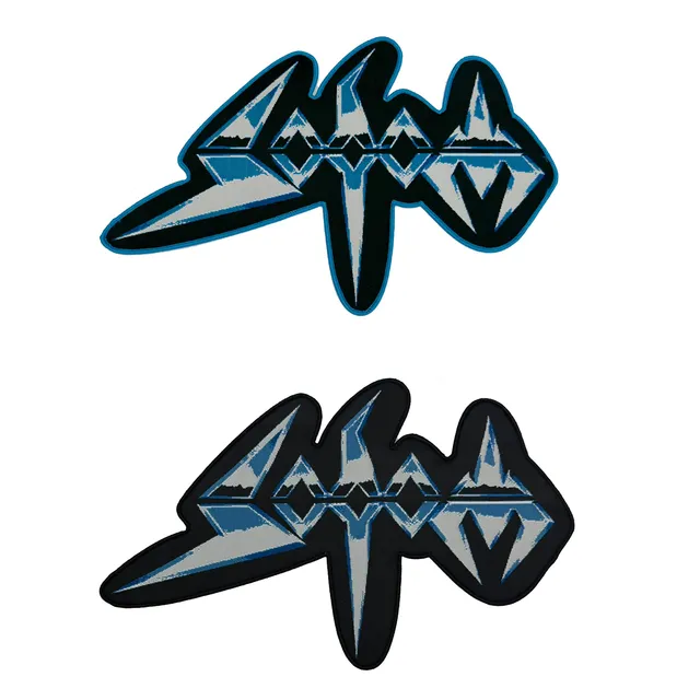 sodom-logo-patch-tiss-oversize-bordure-noire image 1