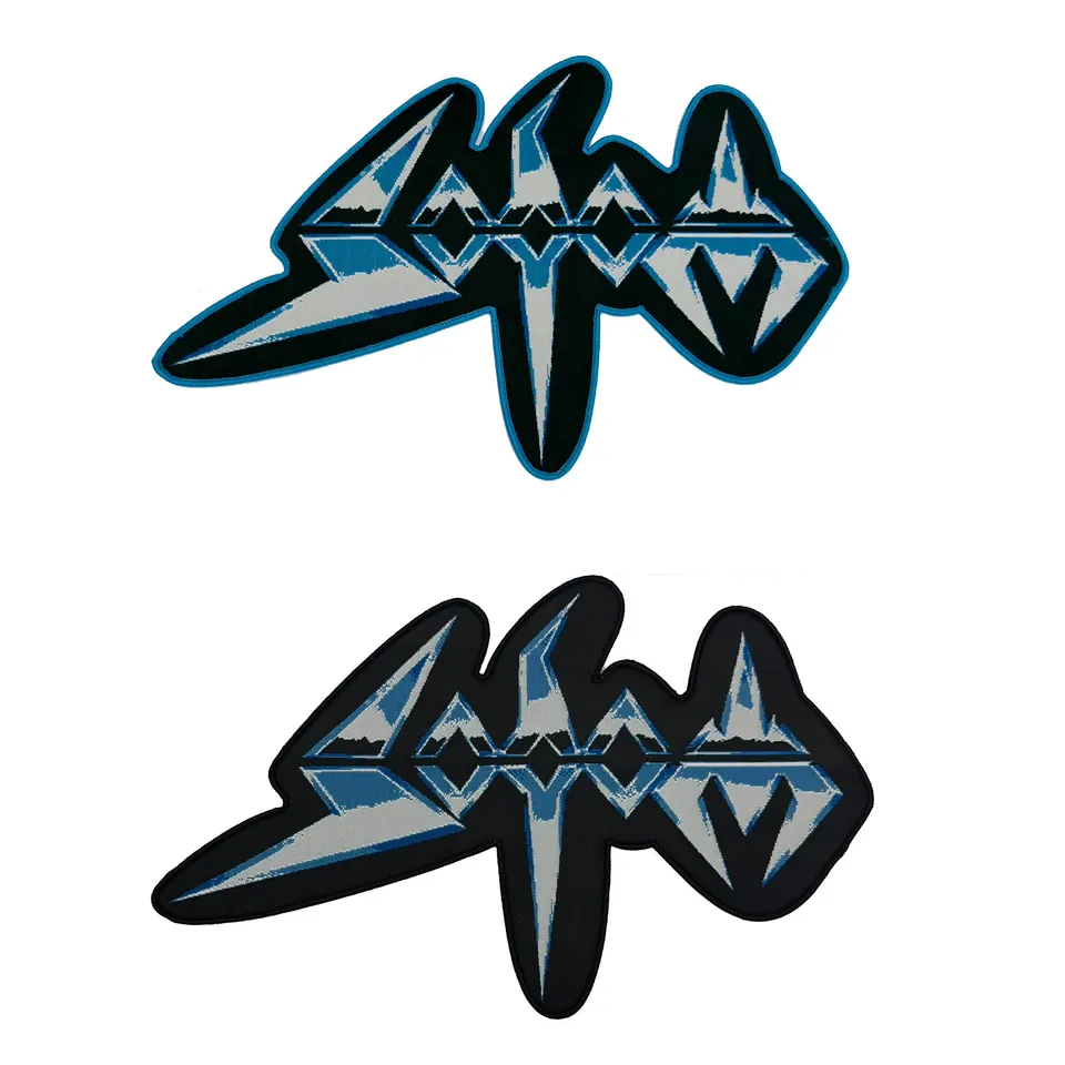 sodom-logo-patch-tiss-oversize-bordure-noire image 1