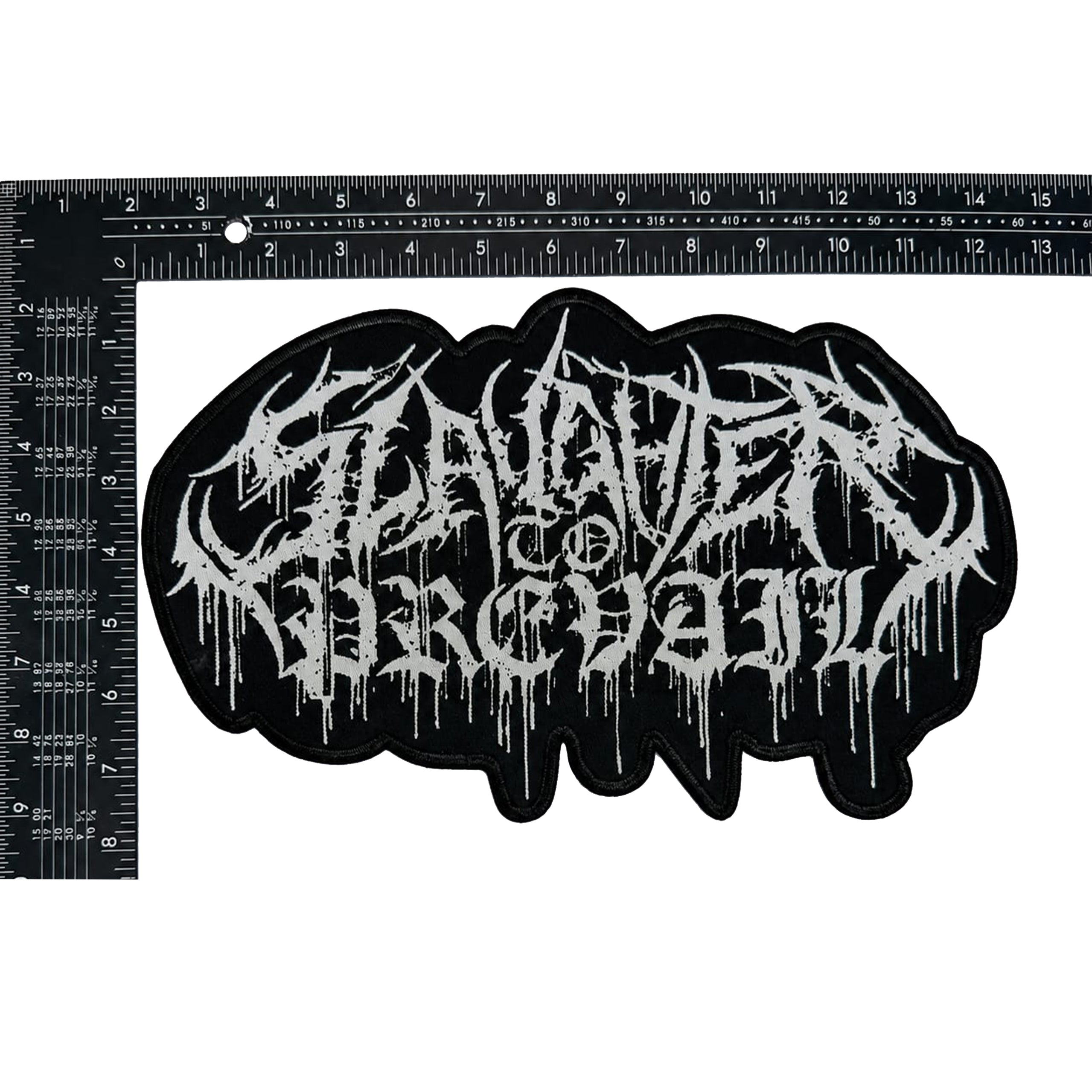 783punx-oversized-patch-slaughter-to-prevail-logo-patch-dos-bordure-noire image 3