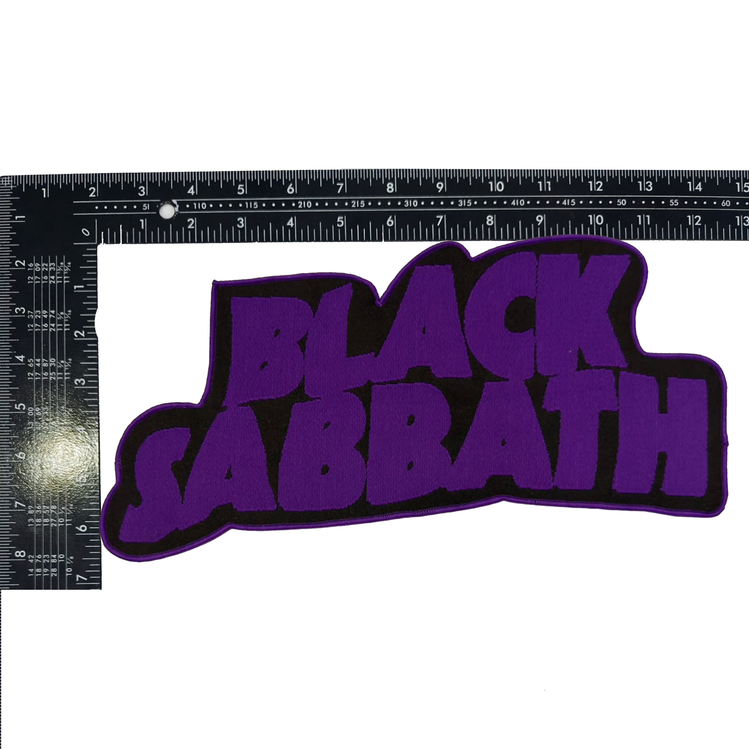 783punx-oversized-patch-black-sabbath-logo-bordure-noire image 5