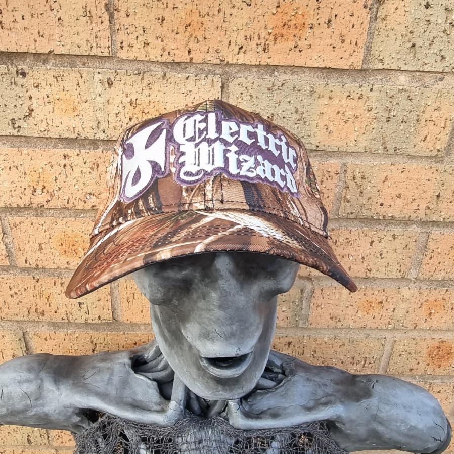 electric-wizard-logo-casquette-baseball-leaf-camo-phospho image 4