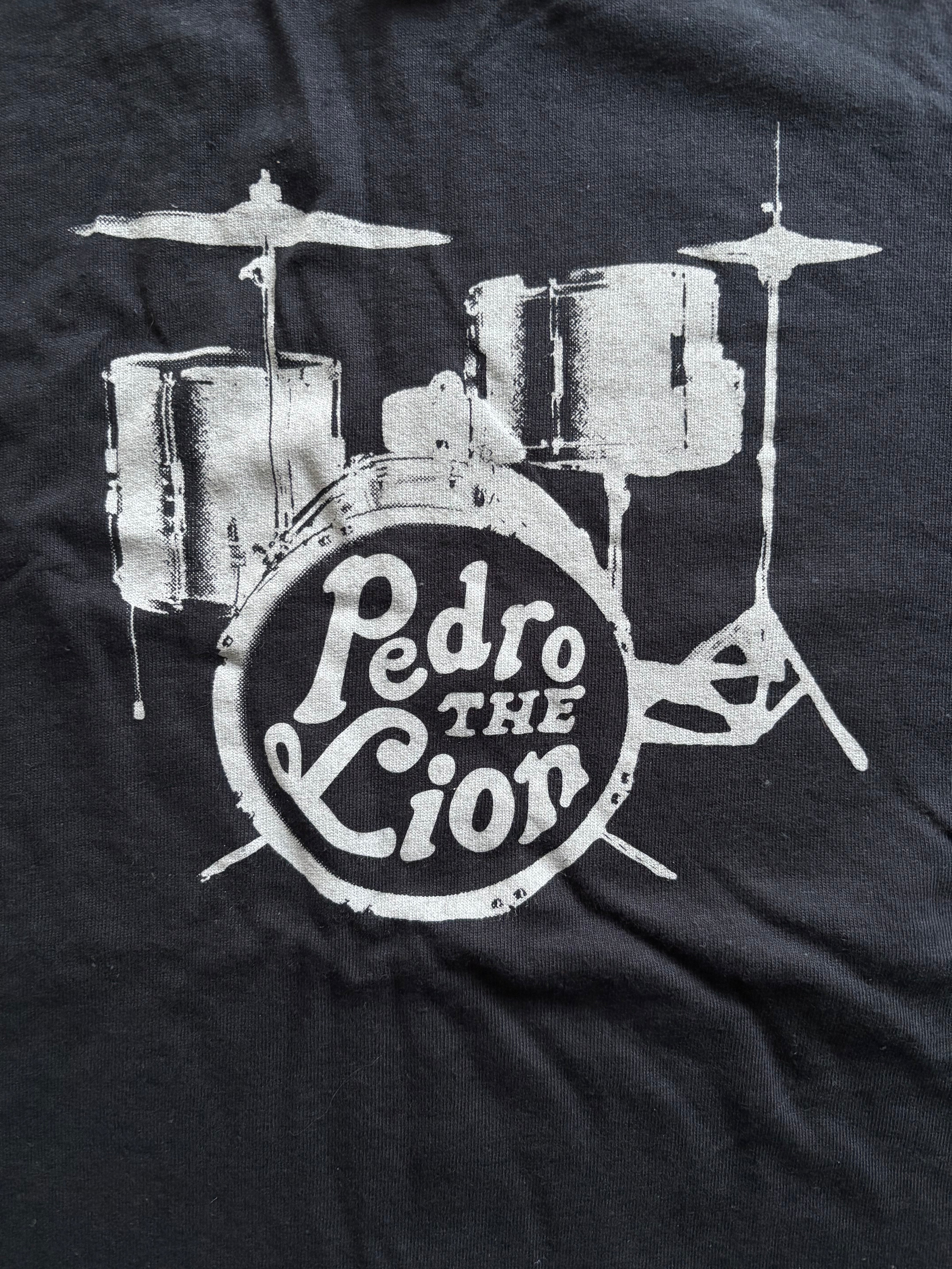 big-scary-monsters-pedro-the-lion-drum-t-shirt-l-coton image 2