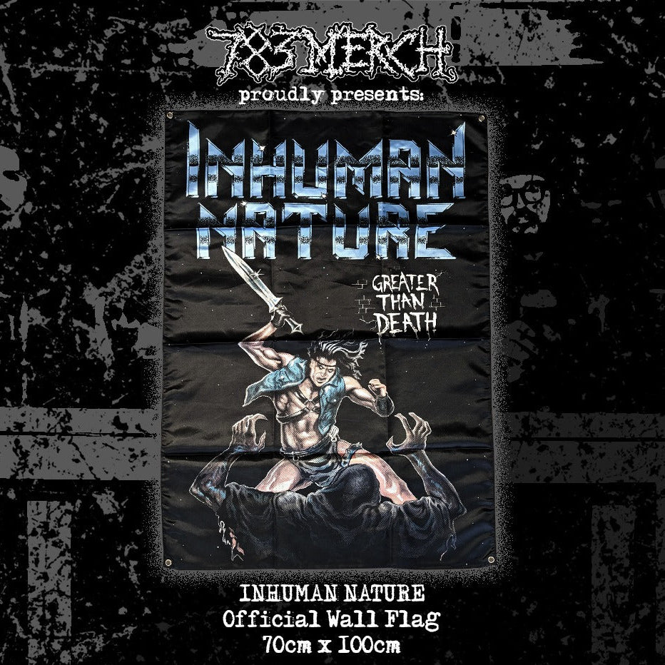 inhuman-nature-greater-than-death-drapeau-mural-100x70 image 3