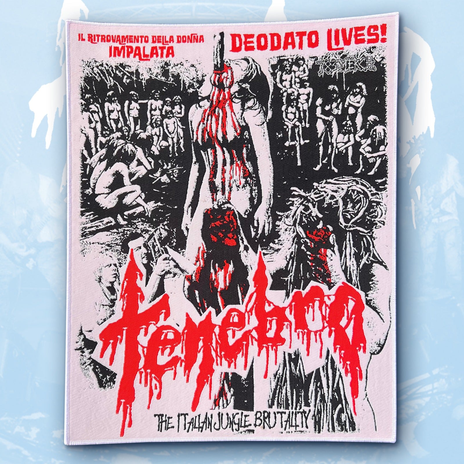tenebro-deodato-lives-backpatch-tiss-bord-noir image 4