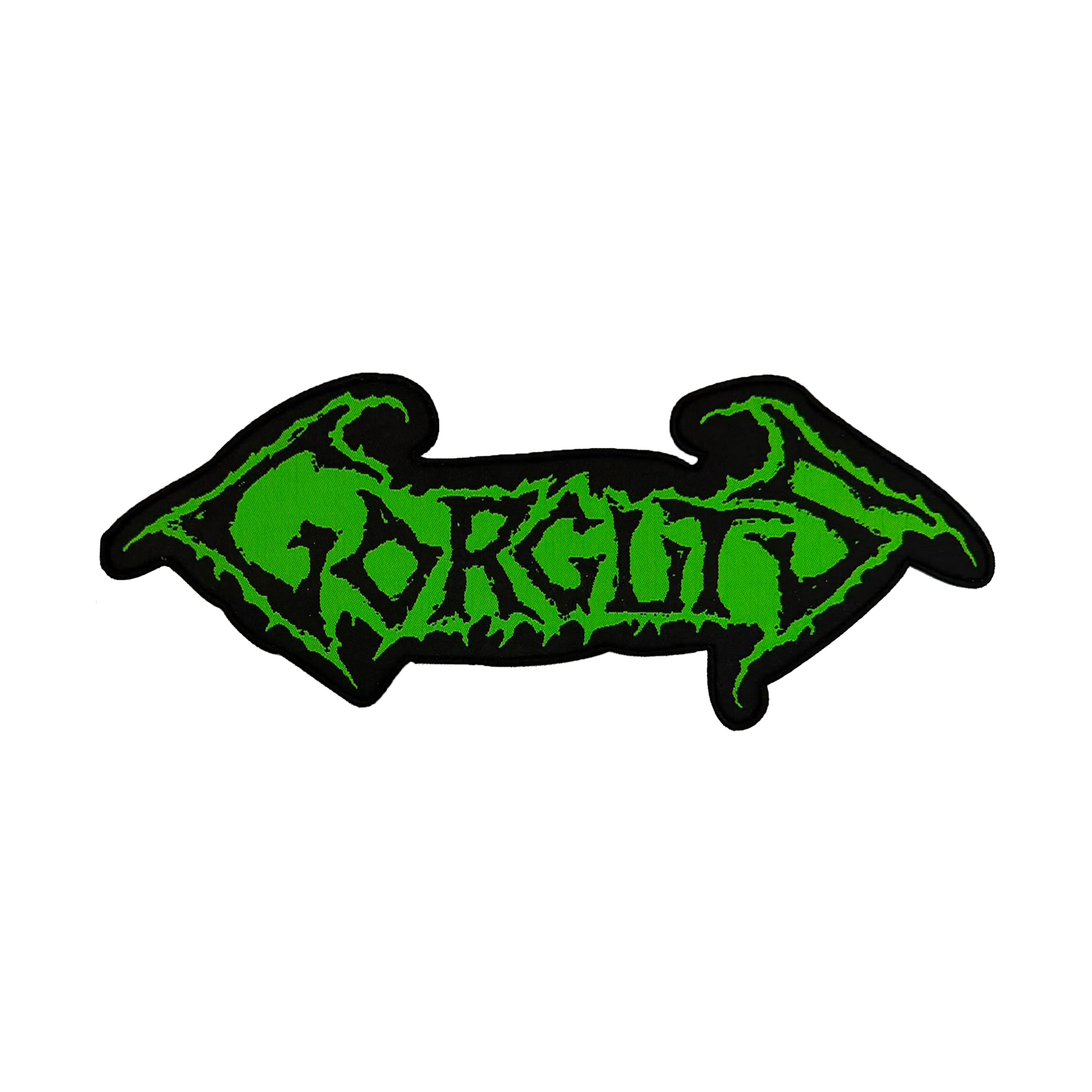gorguts-logo-patch-tiss-oversize-bord-noir-30-cm image 2