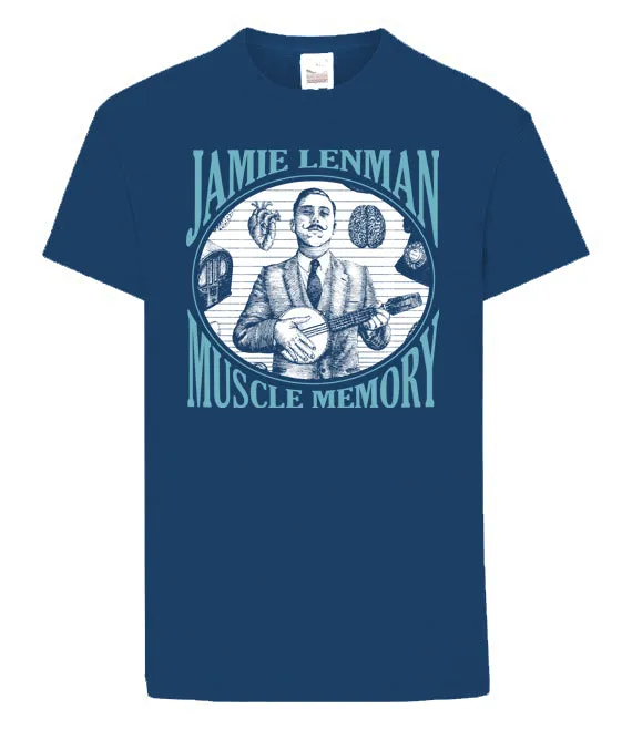 jamie-lenman-muscle-memory-t-shirt-bleu-royal-large-coton image 1