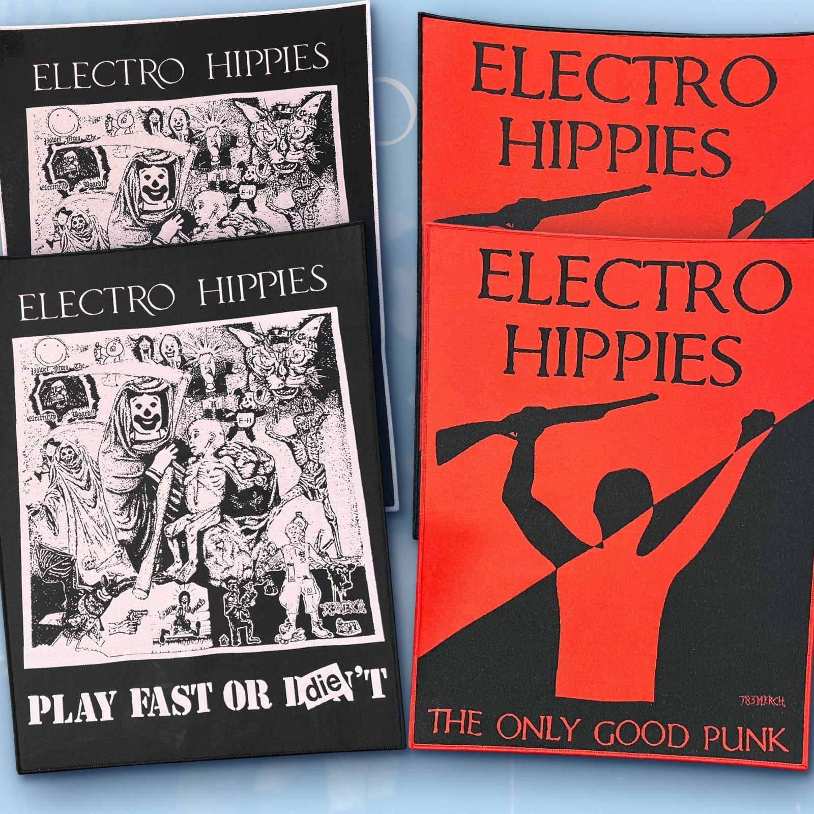 electro-hippies-play-fast-or-die-bundle-backpatch-patch-drapeau image 2