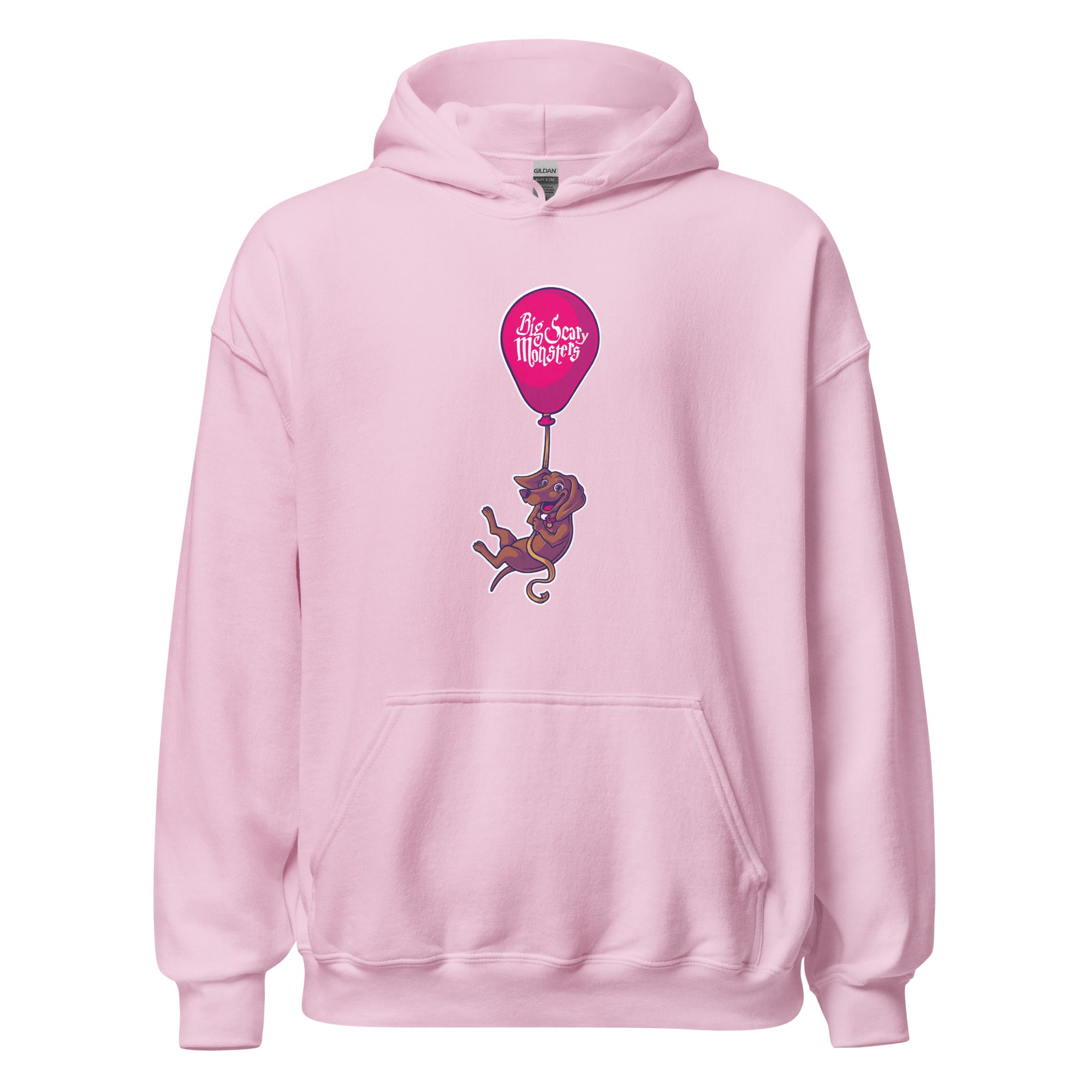 big-scary-monsters-floating-dog-hoodie-sweat-noir-coton image 8