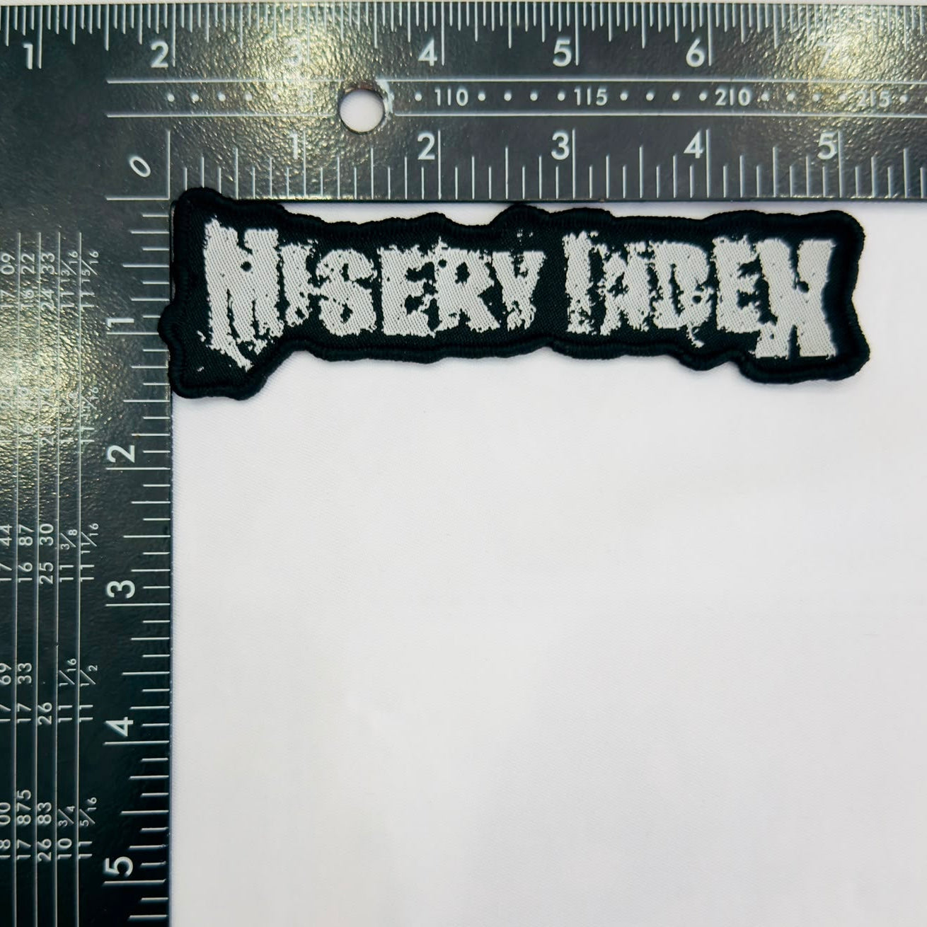 783punx-small-patch-misery-index-logo-blanc-bordure-noire image 3