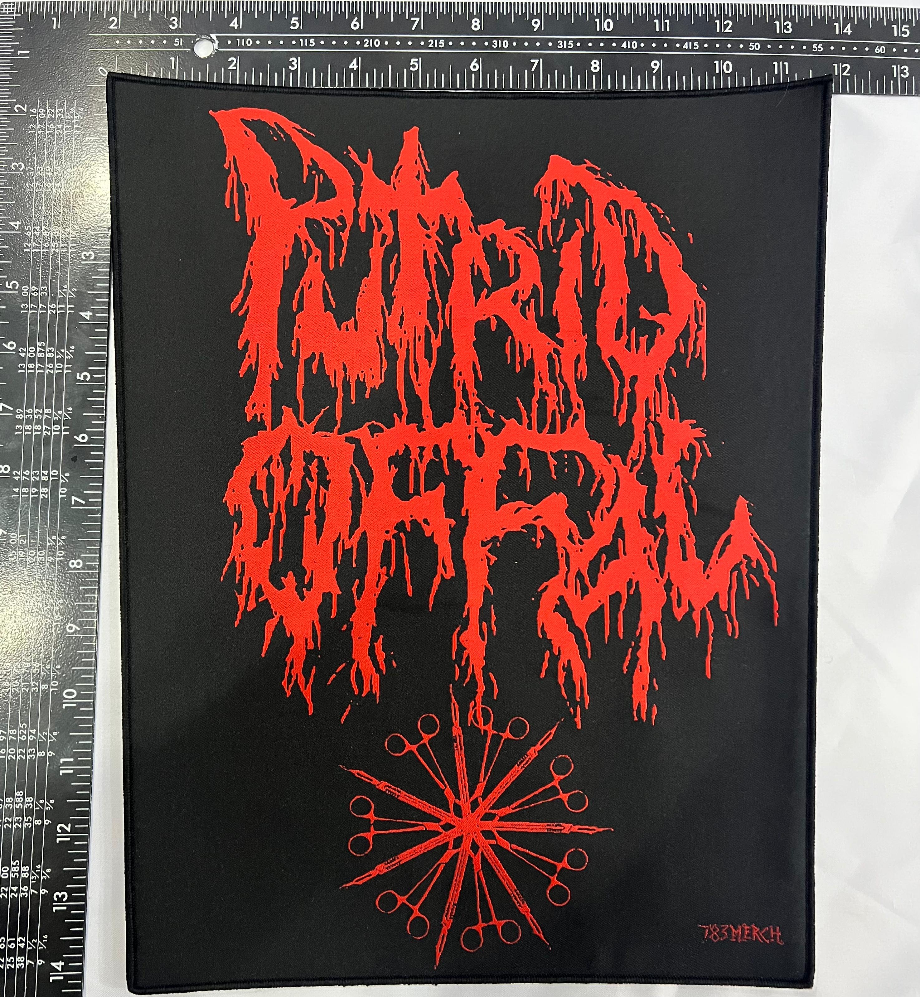 783punx-backpatch-putrid-offal-logo-dos-bordure-noire image 5