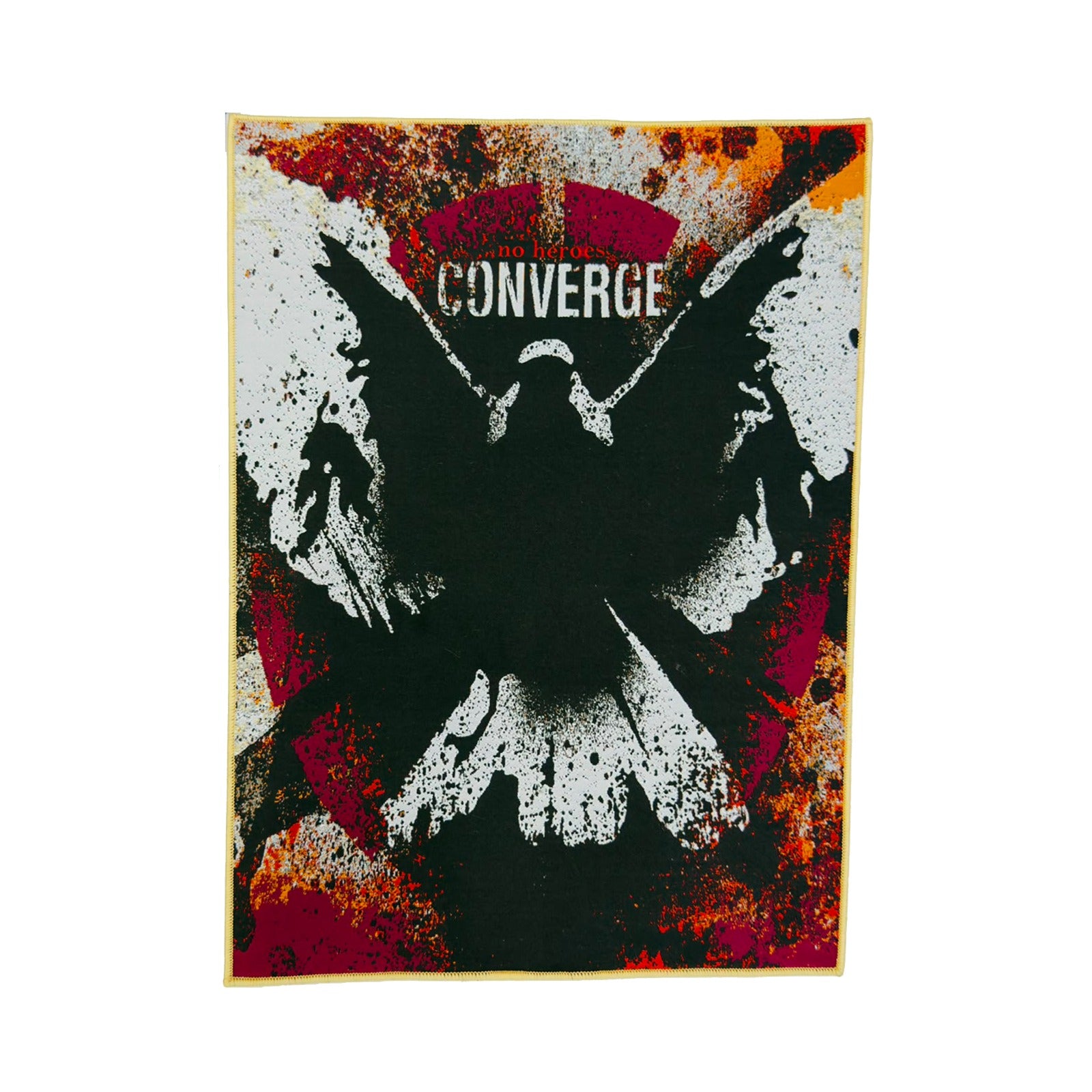 converge-no-heroes-backpatch-dossard-tiss-bordure-noire image 4