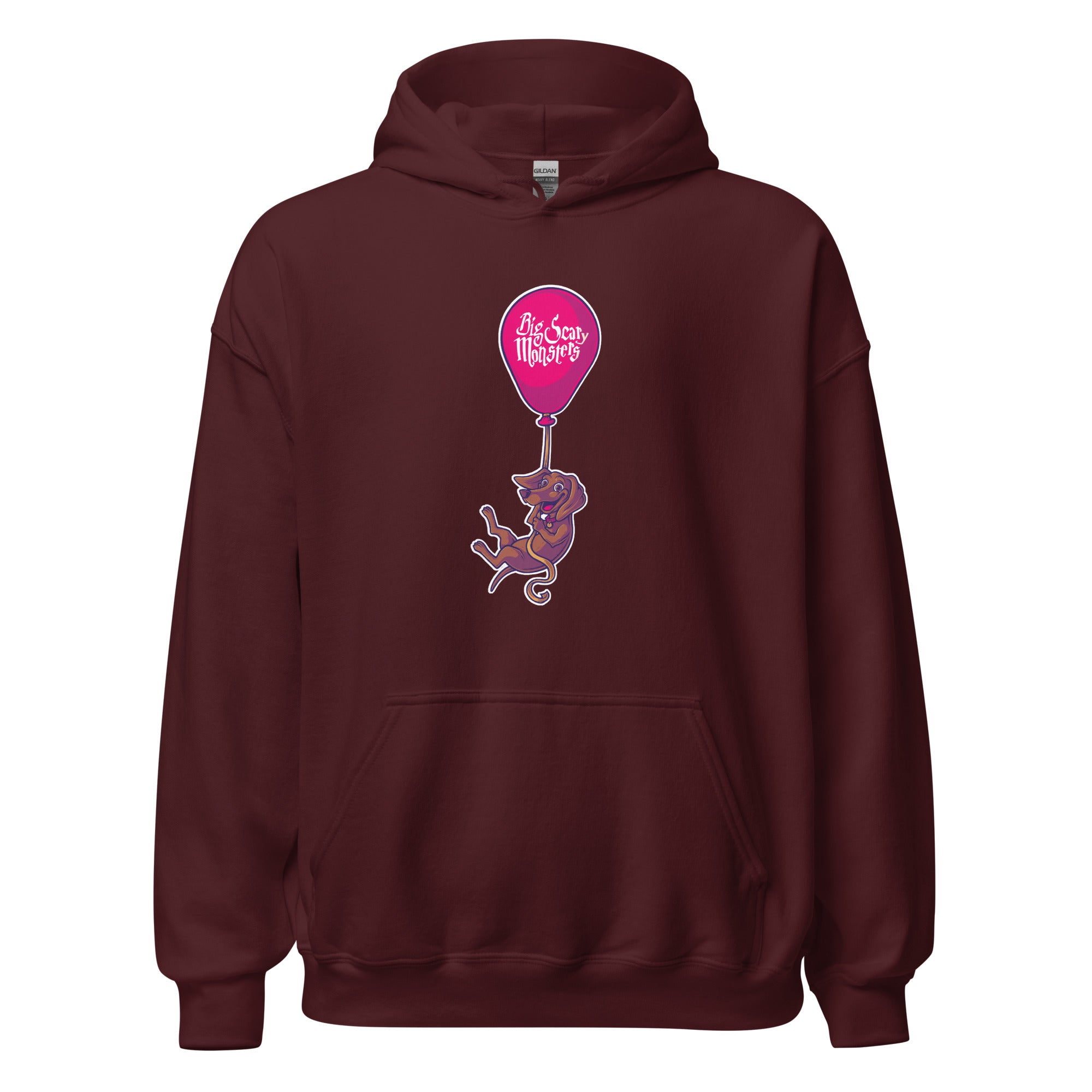 big-scary-monsters-floating-dog-hoodie-sweat-noir-coton image 3