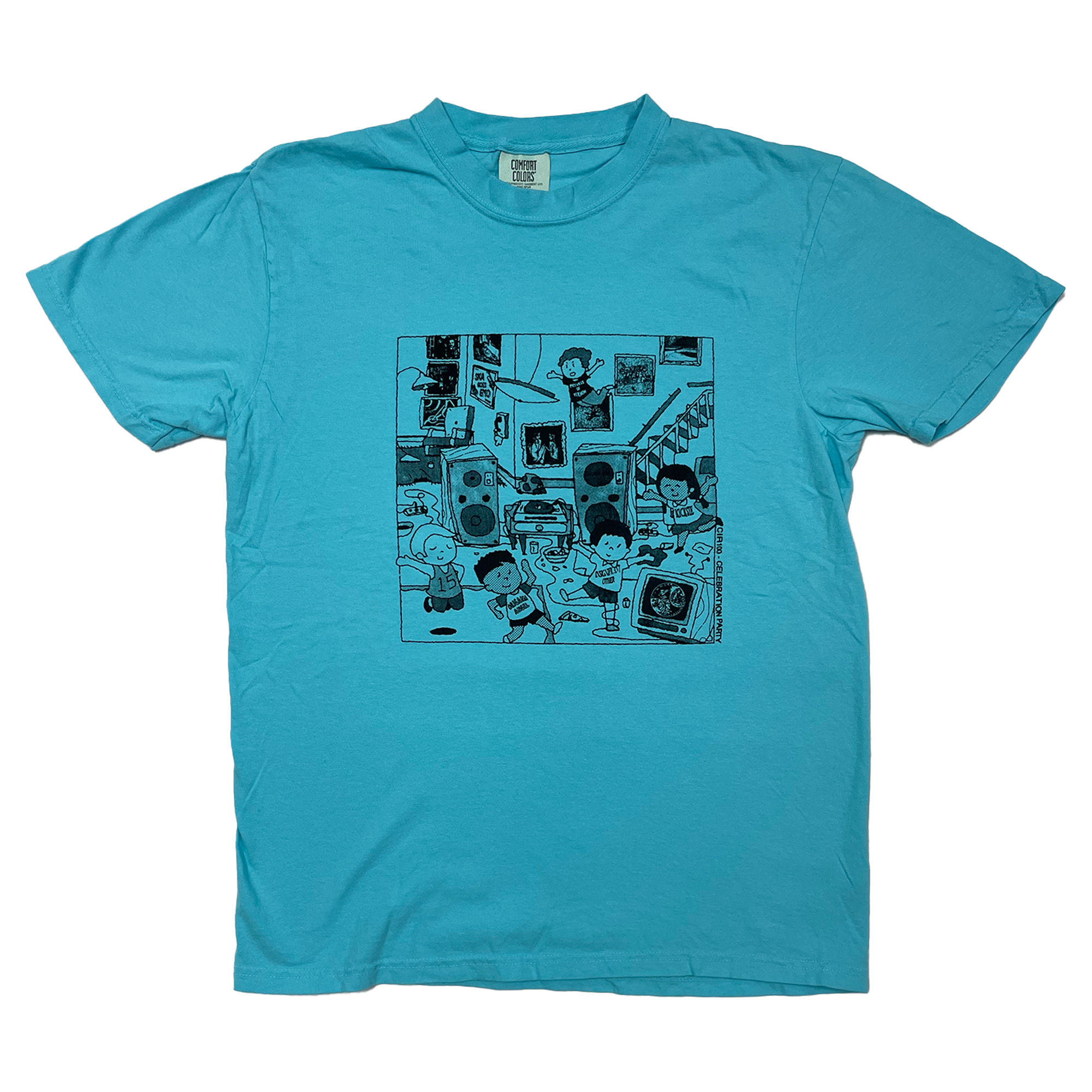 counter-intuitive-100th-t-shirt-bleu-taille-m image 1