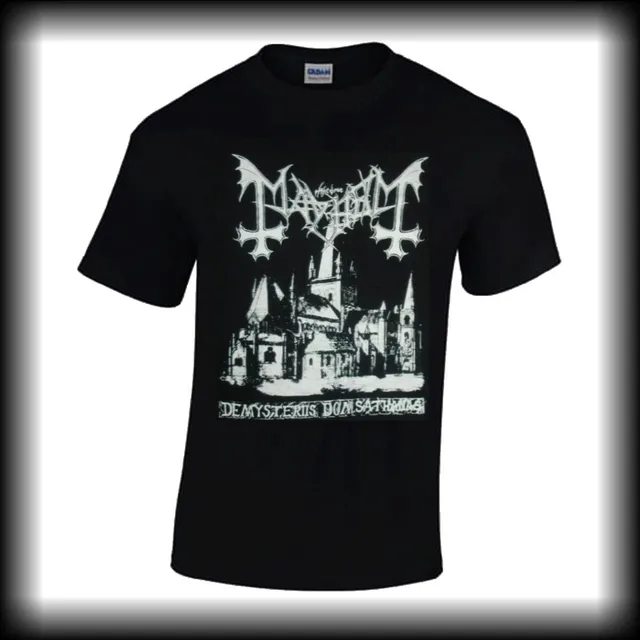 783punx-mayhem-de-mysteriis-dom-sathanas-t-shirt-noir image 1