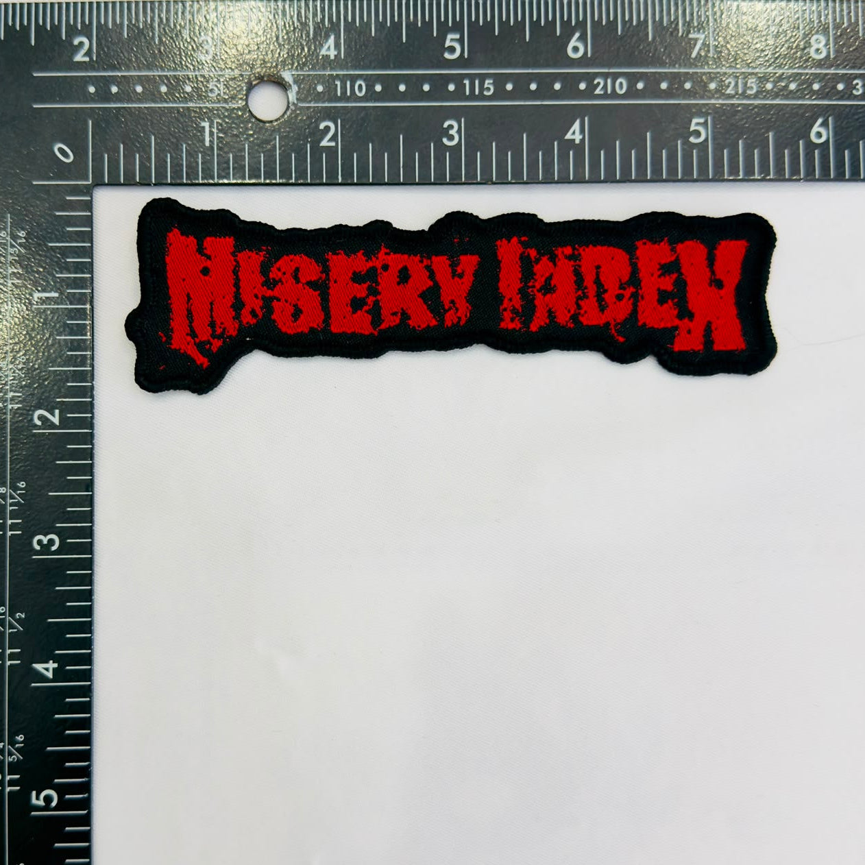 783punx-small-patch-misery-index-logo-blanc-bordure-noire image 7