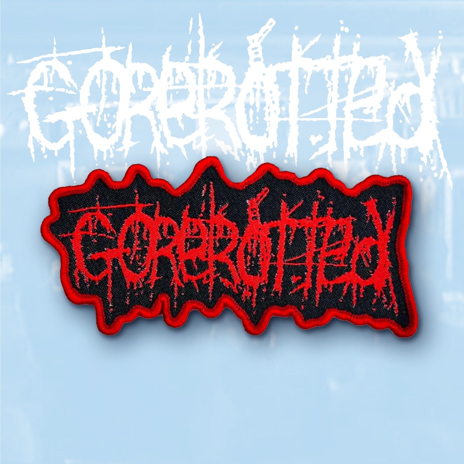 gorerotted-logo-cusson-patch-tiss-blanc-noir image 4
