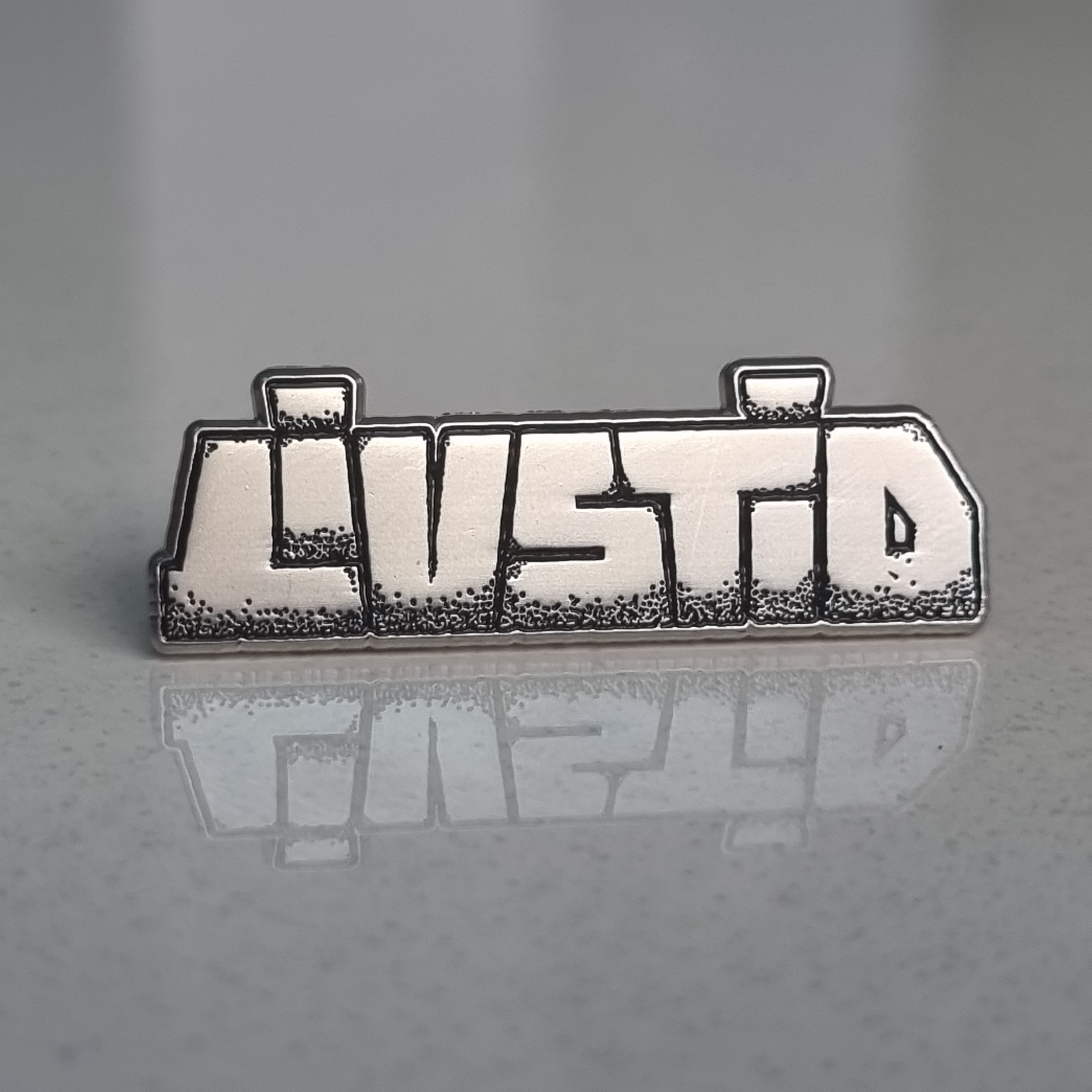 livstid-pin-s-mail-logo-metal-punk image 1