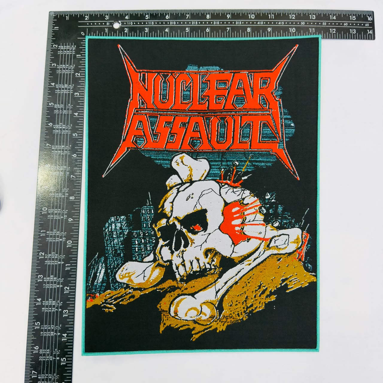 783punx-backpatch-nuclear-assault-handle-with-care-cusson-dos-marron image 5
