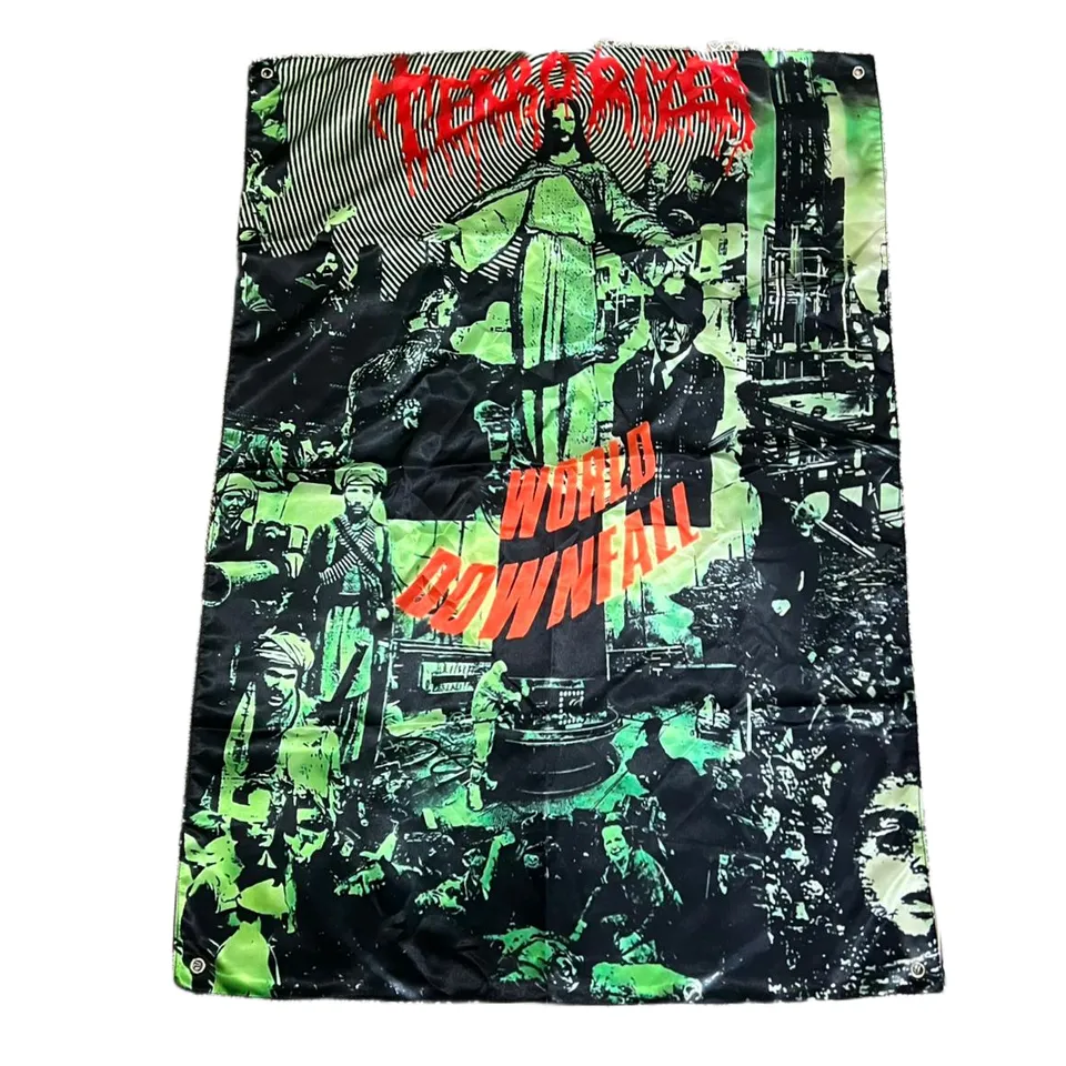 783punx-terrorizer-world-downfall-drapeau-tissu-100x70 image 1