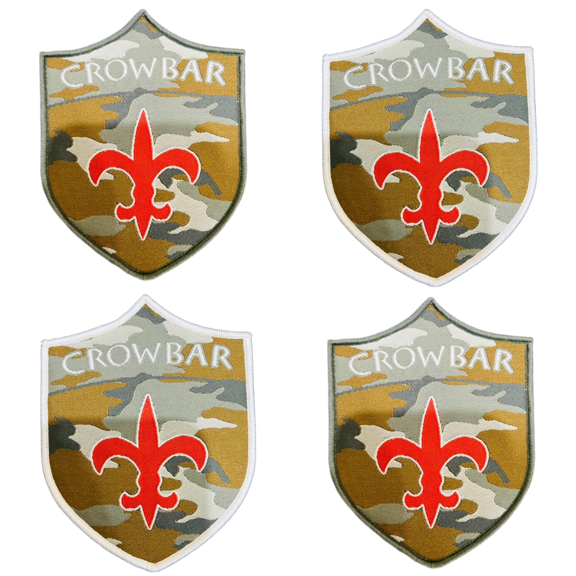 crowbar-fleur-de-lis-patch-tiss-marron-camo image 1