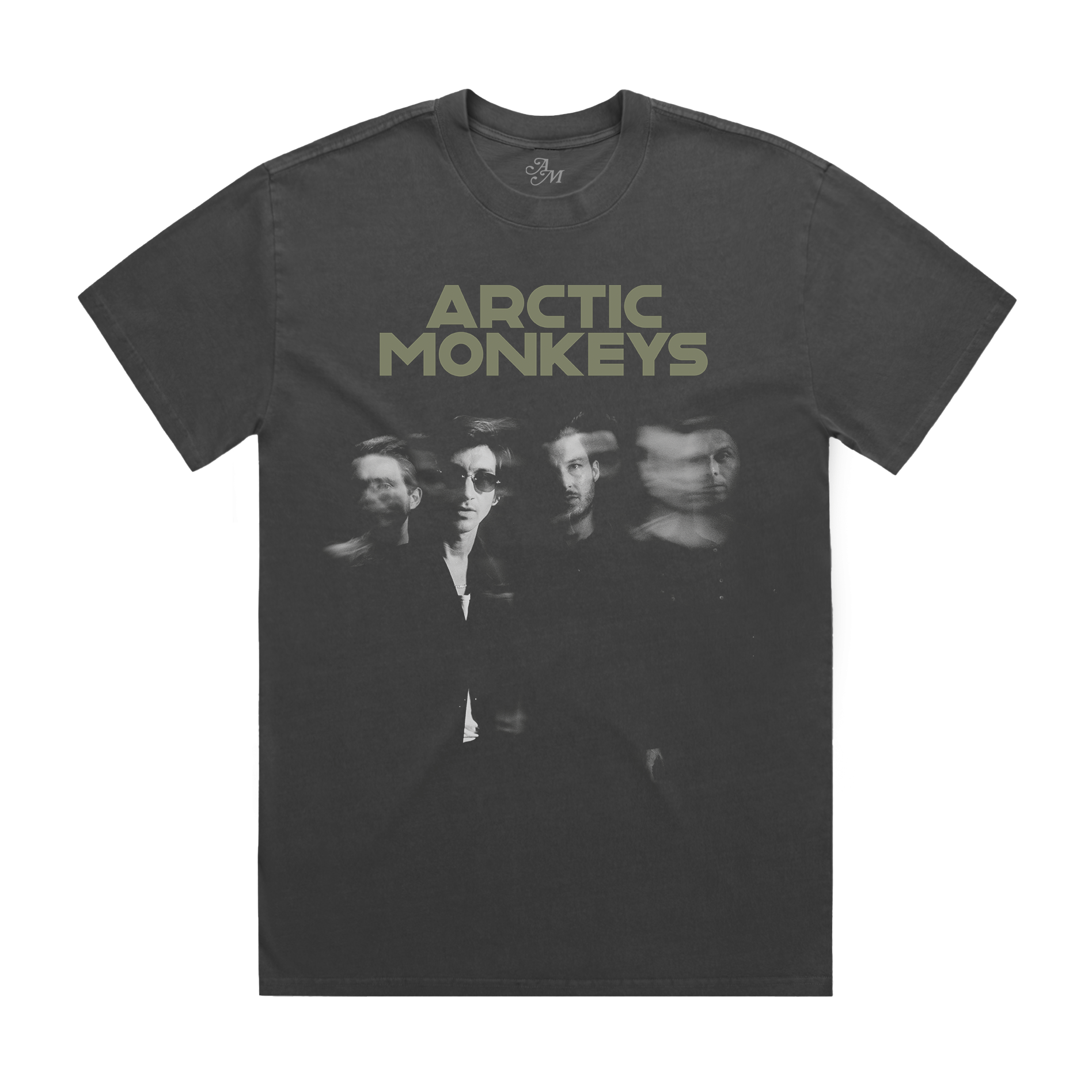 arctic-monkeys-distorted-photo-t-shirt-vintage-noir-m image 1