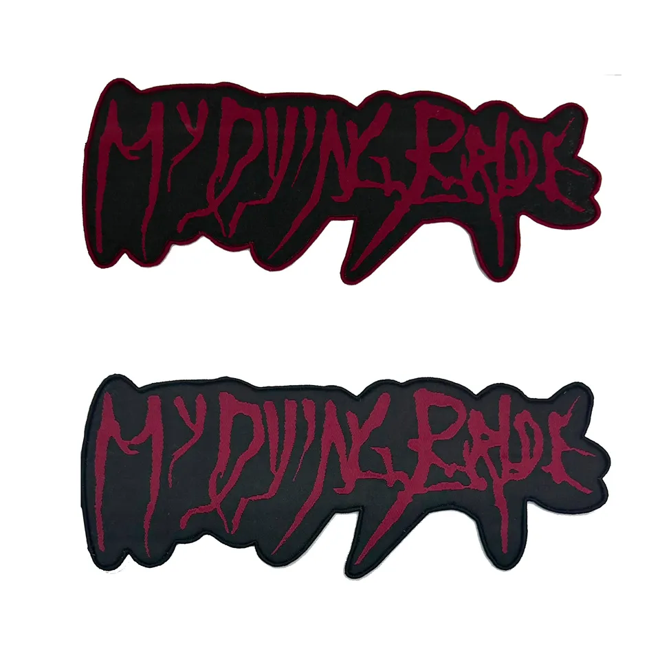 my-dying-bride-logo-patch-surdimensionn-bordure-noire image 1