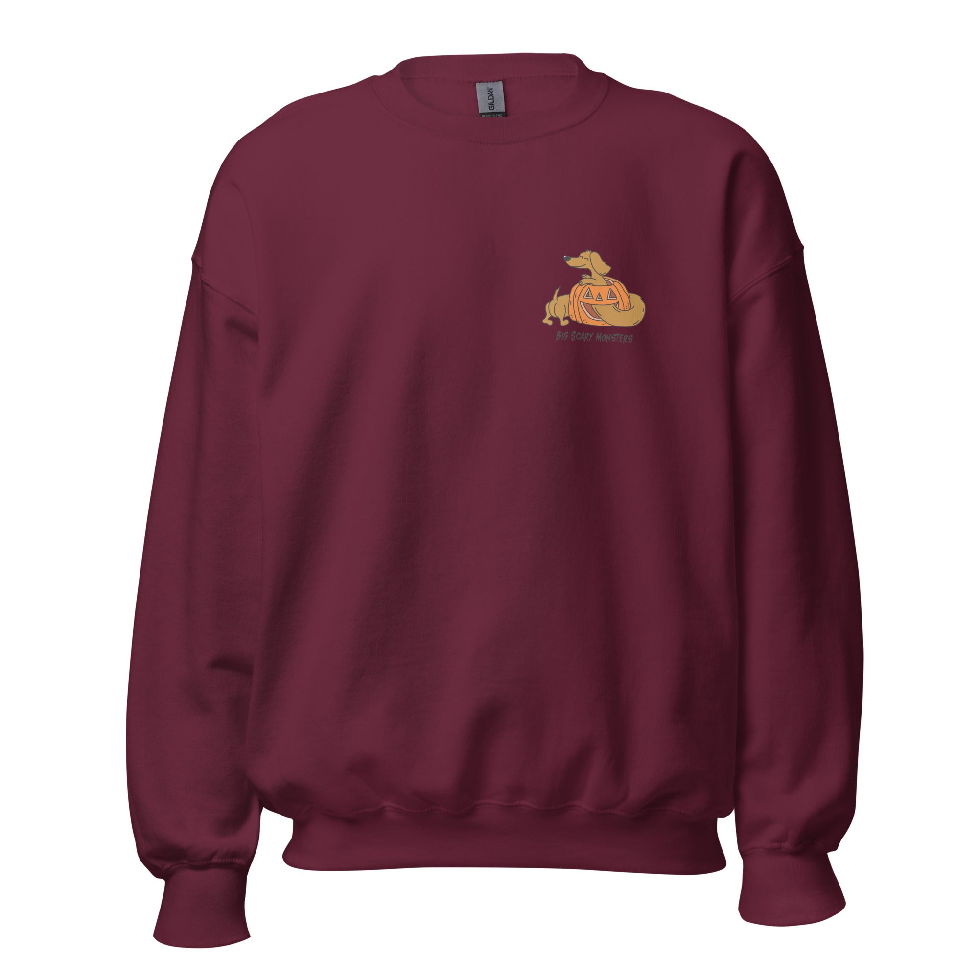 big-scary-monsters-pumpkin-dog-sweatshirt-noir-coton image 3