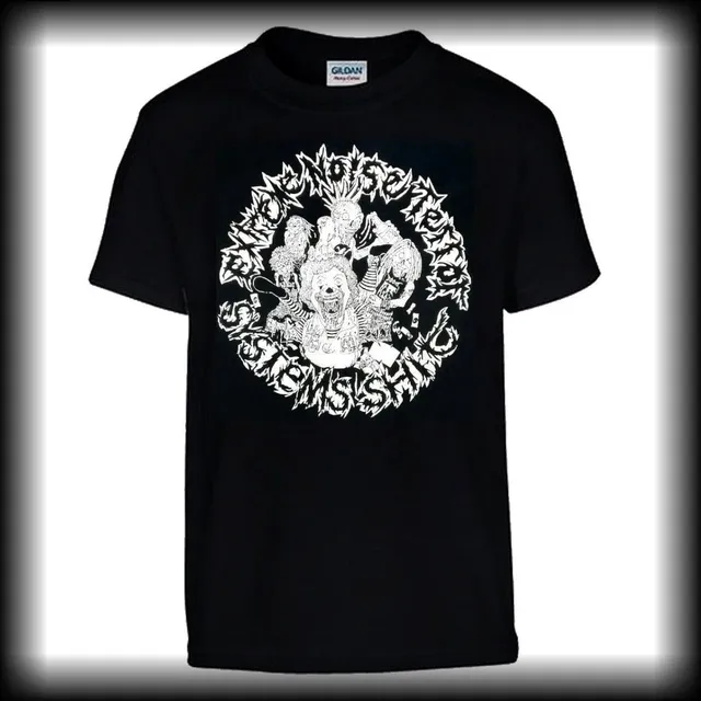 extreme-noise-terror-systems-shit-t-shirt-noir-taille-l image 1