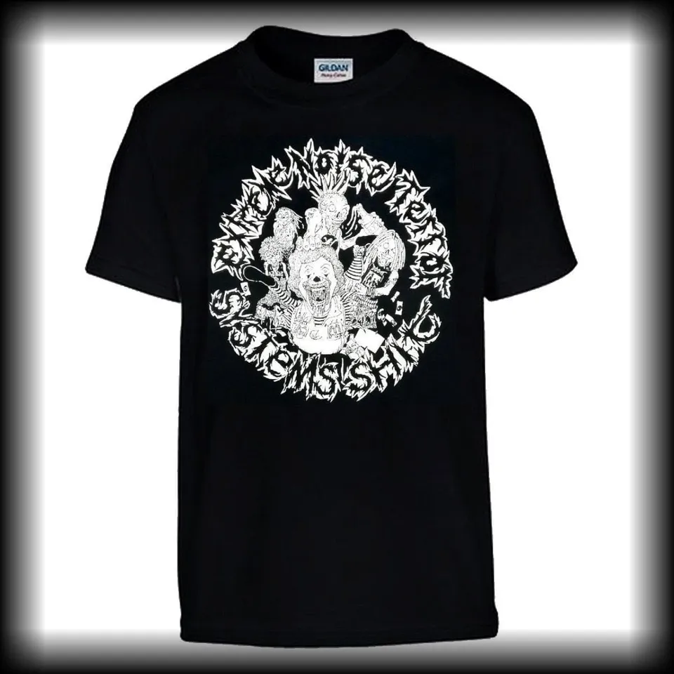 extreme-noise-terror-systems-shit-t-shirt-noir-taille-l image 1