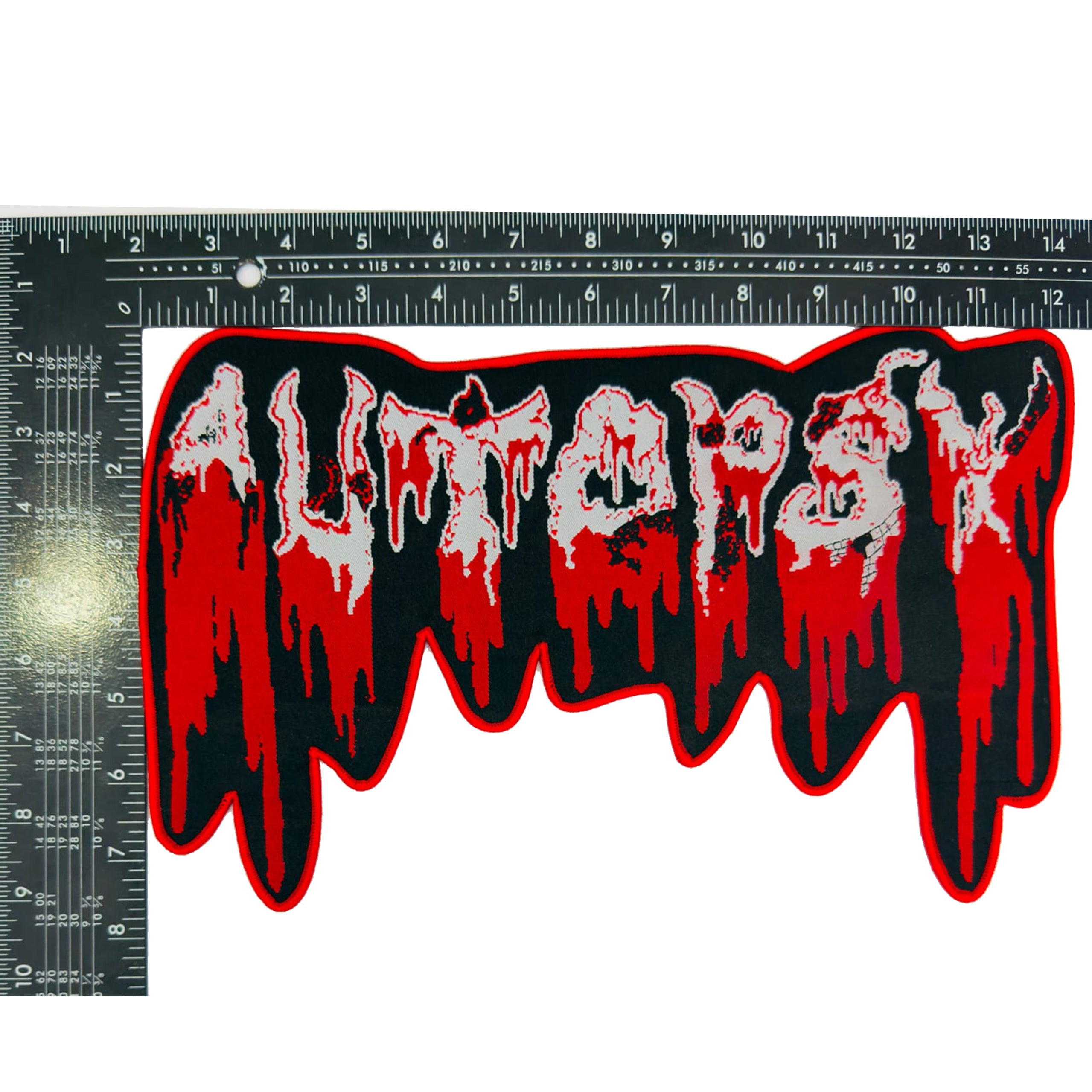 783punx-oversized-patch-autopsy-logo-tiss-bordure-noire image 5
