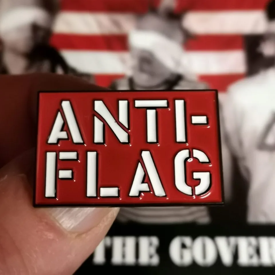 anti-flag-pin-s-mail-small-logo-punk-rock image 1