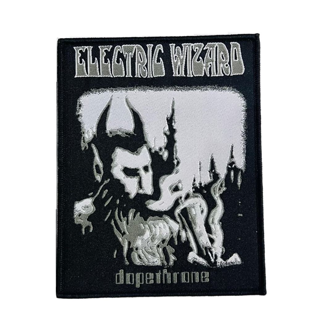 electric-wizard-dopethrone-cusson-patch-tiss-bord-gris image 7