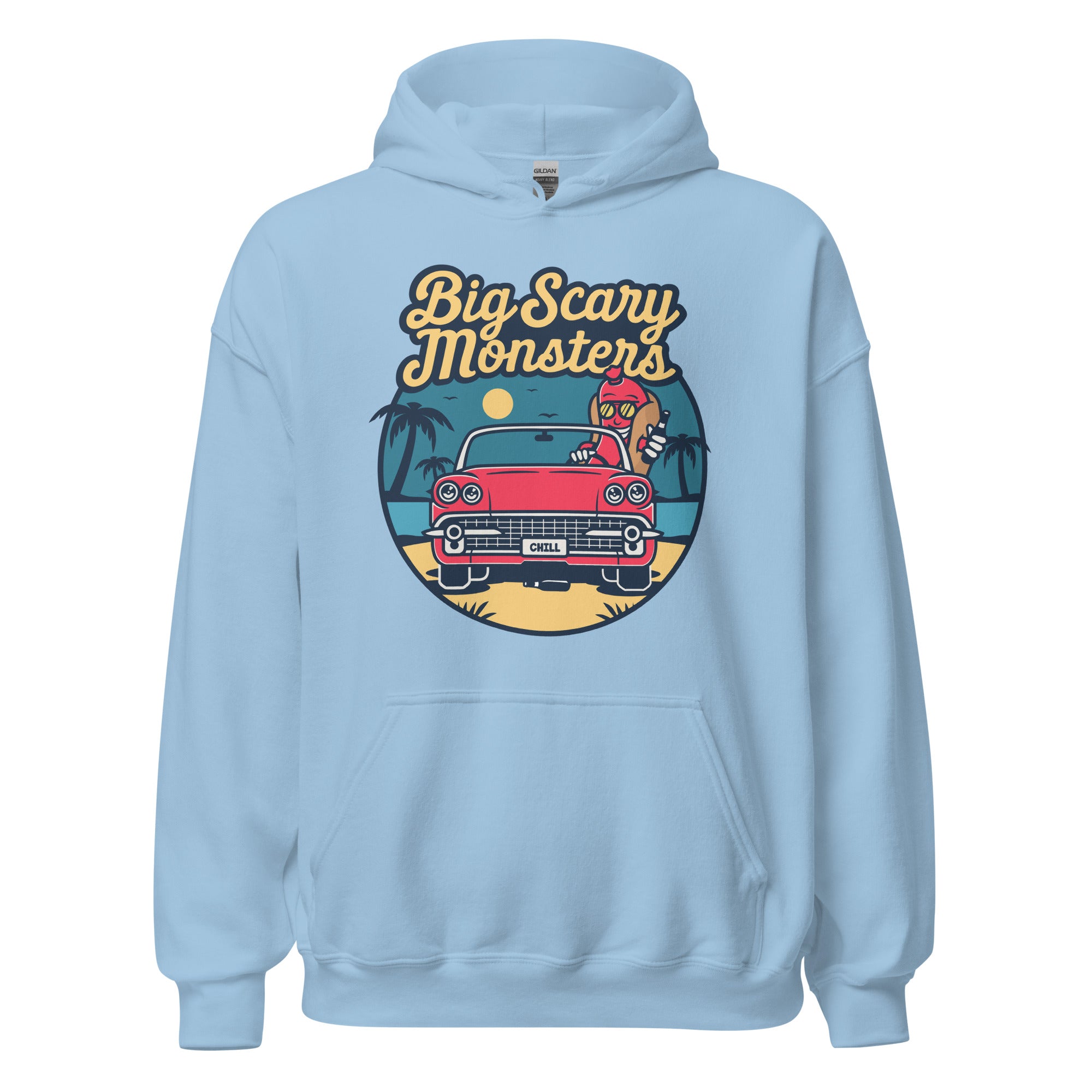 big-scary-monsters-bsm-hot-dog-sweat-noir-capuche image 3