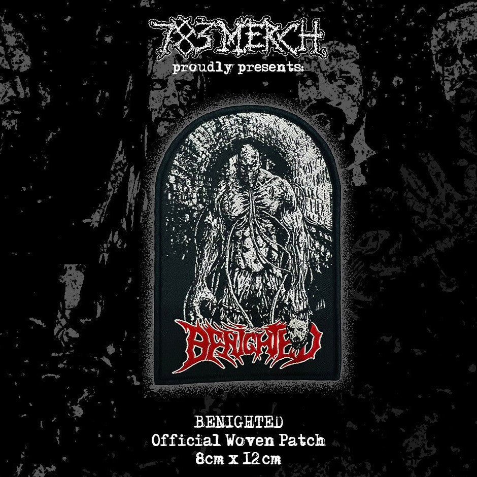 benighted-asylum-cave-patch-tiss-contour-noir-death-metal image 2