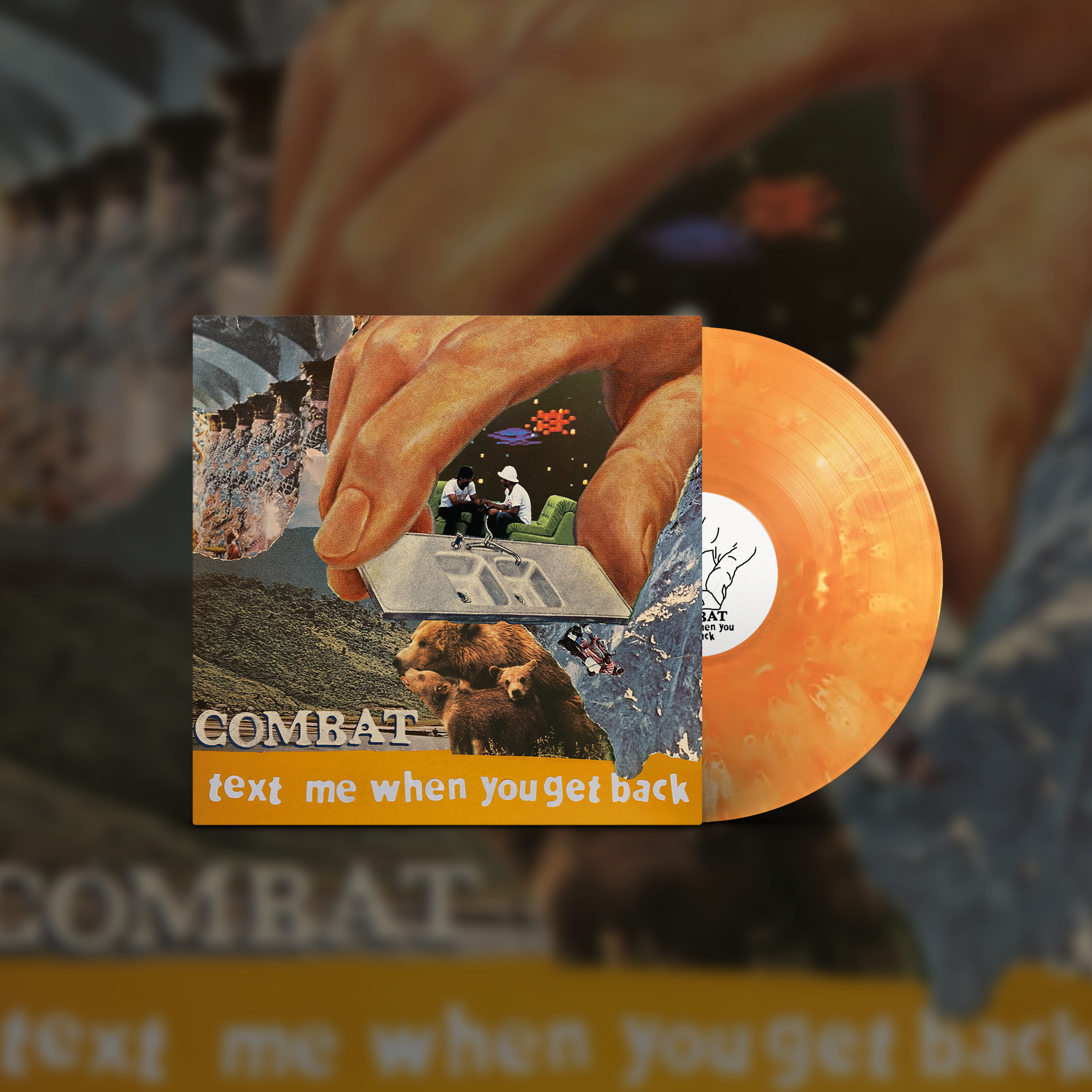counter-intuitive-combat-text-me-when-you-get-back-vinyle-orange image 2