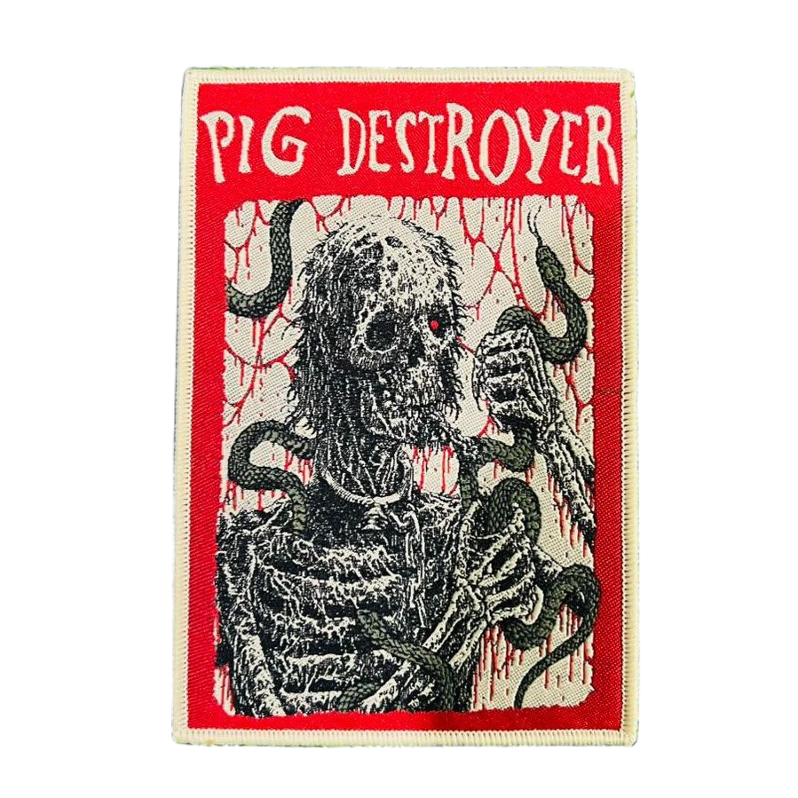 pig-destroyer-snakes-patch-tiss-bordure-rouge image 3