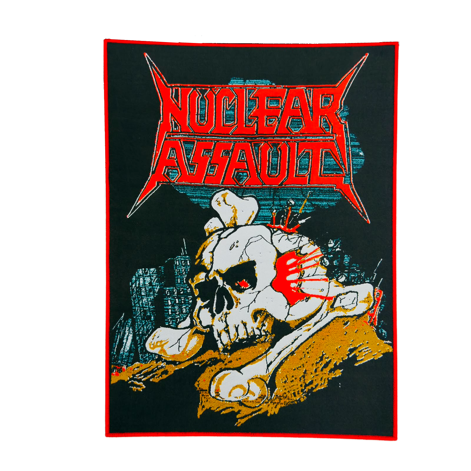 783punx-backpatch-nuclear-assault-handle-with-care-cusson-dos-marron image 6