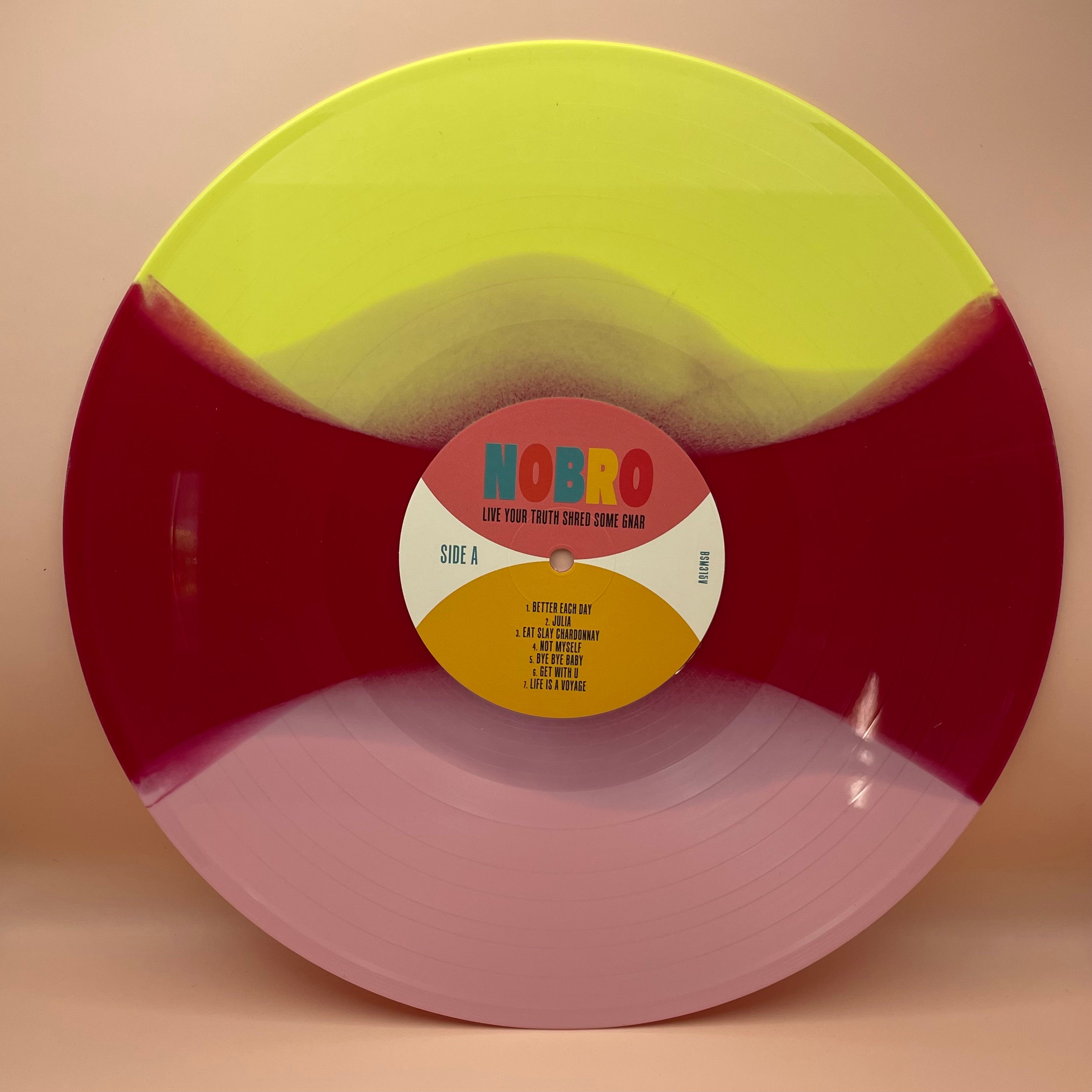 nobro-live-your-truth-vinyle-lp-bleu-punk-rock image 2