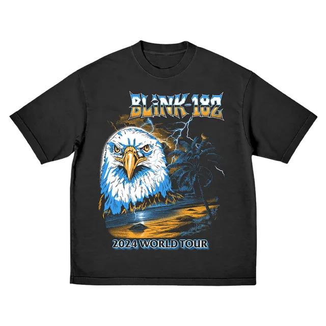 blink-182-eagle-tour-t-shirt-noir-t-shirt-tourn-e image 1