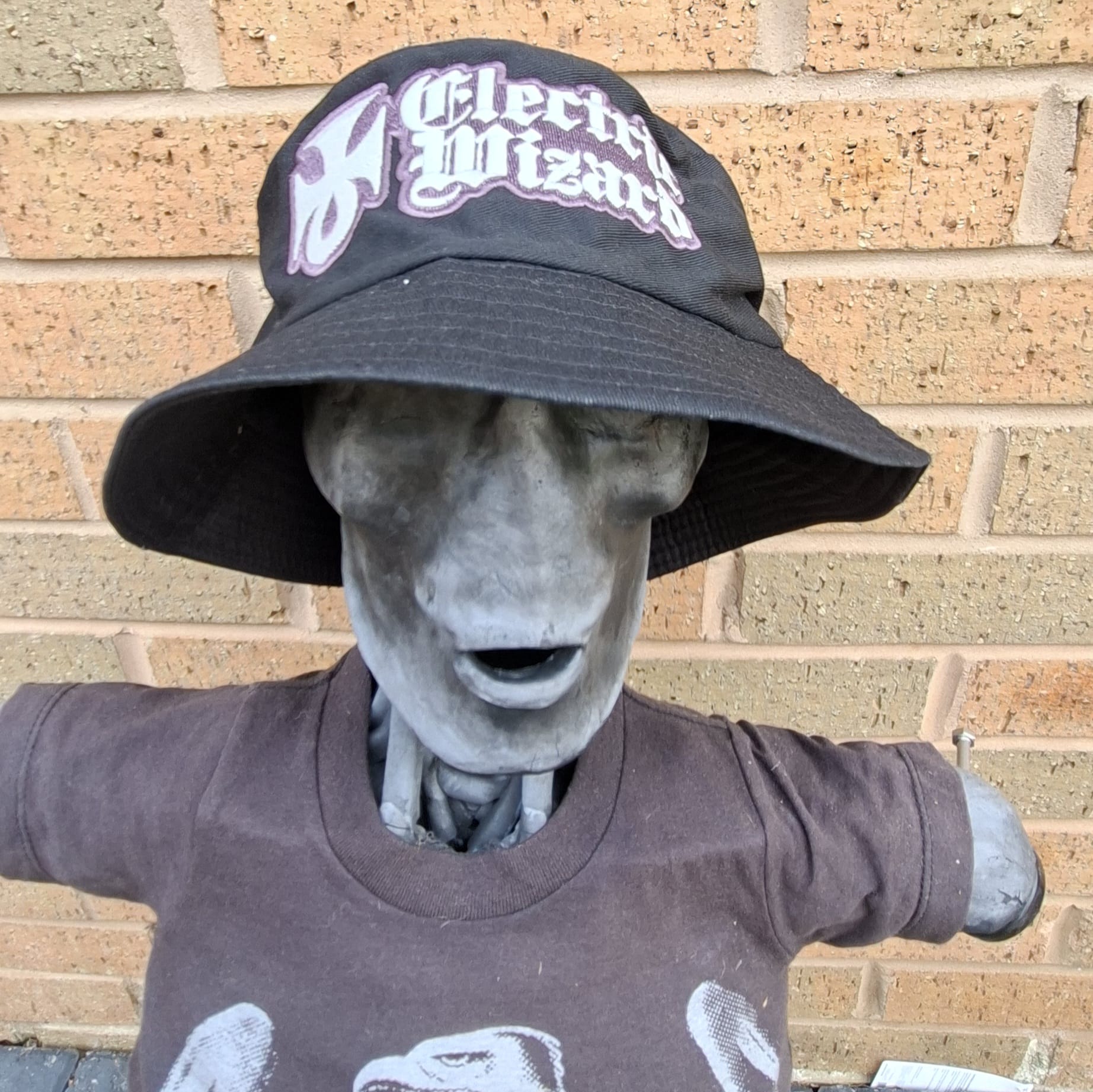 electric-wizard-logo-bob-bucket-hat-phosphorescent-taille-unique image 1
