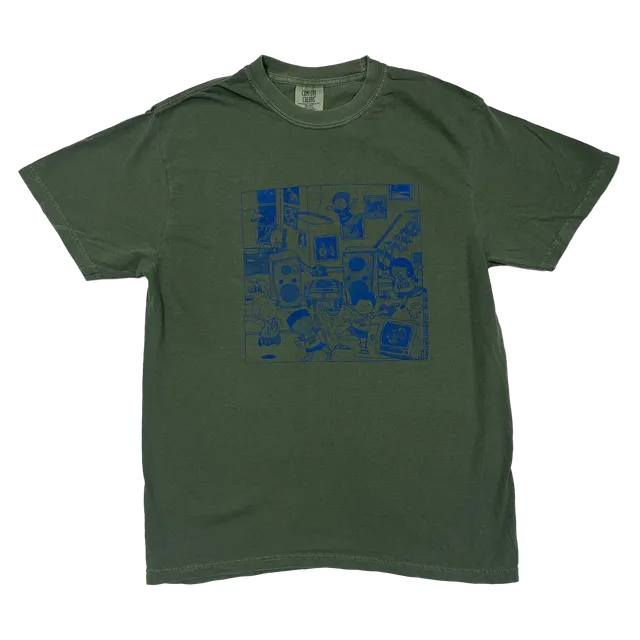 counter-intuitive-100th-t-shirt-vert-coton-taille-l image 1