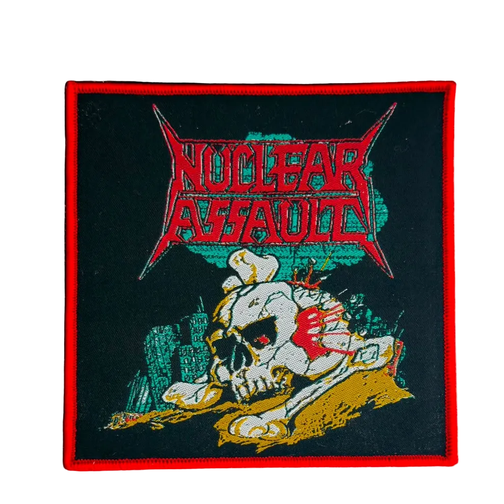 nuclear-assault-handle-with-care-1991-japan-tour-patch-tiss-bordure-noire image 6