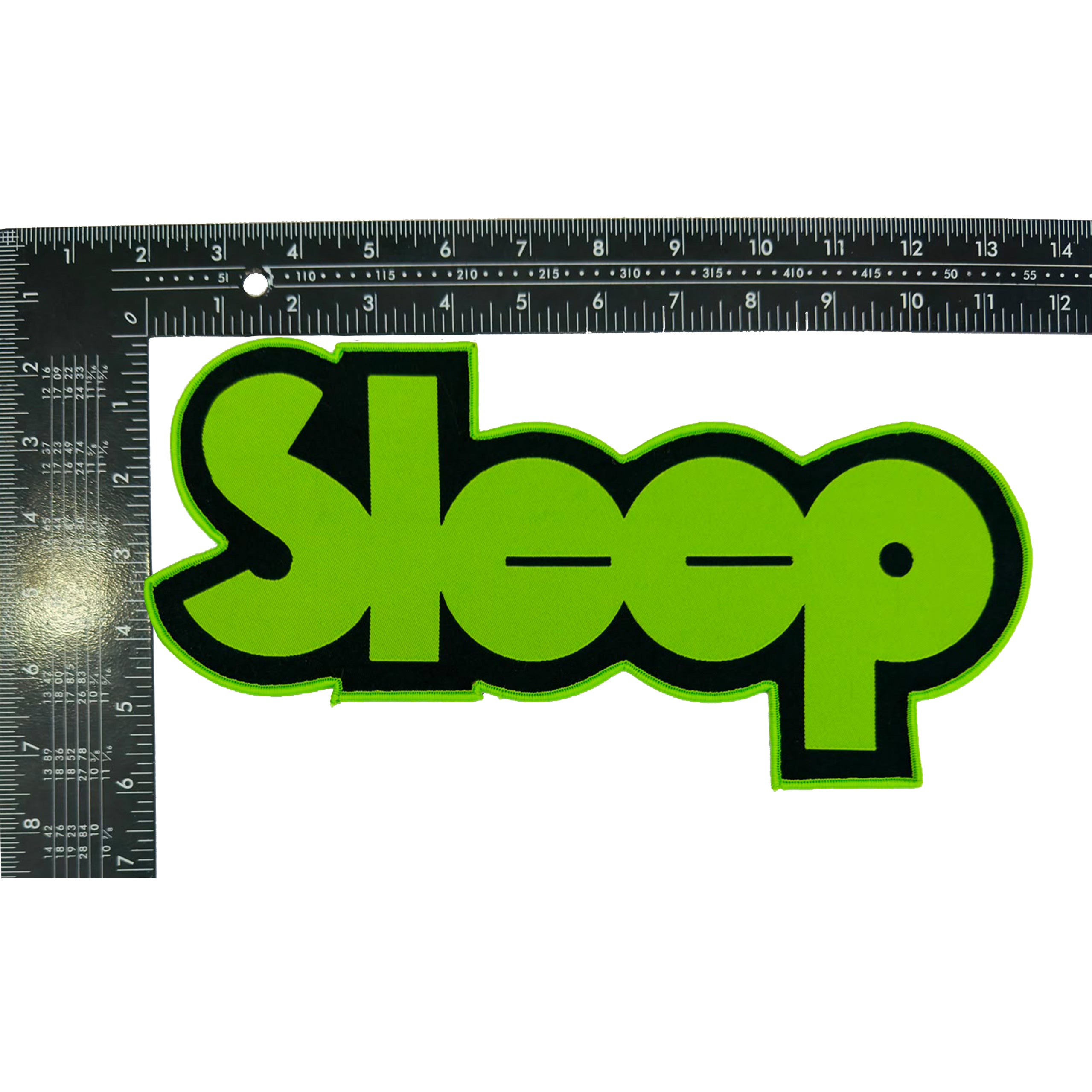 sleep-logo-patch-tiss-oversize-bordure-noire image 5