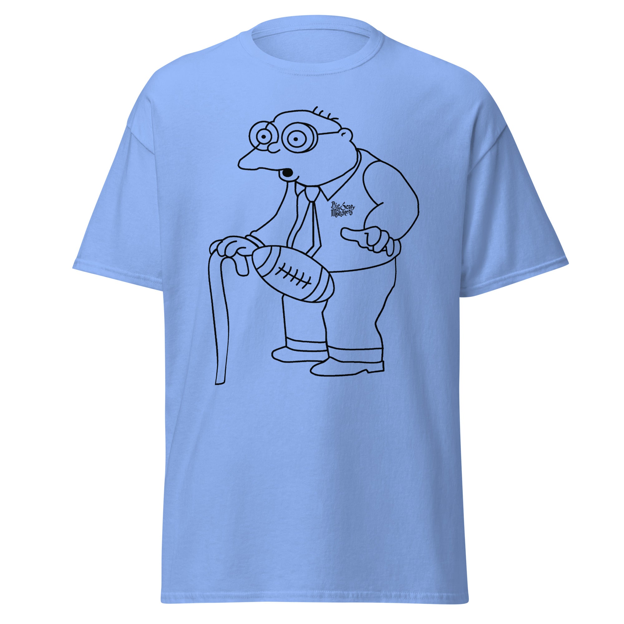 man-hit-by-football-t-shirt-noir-coton-taille-l image 3