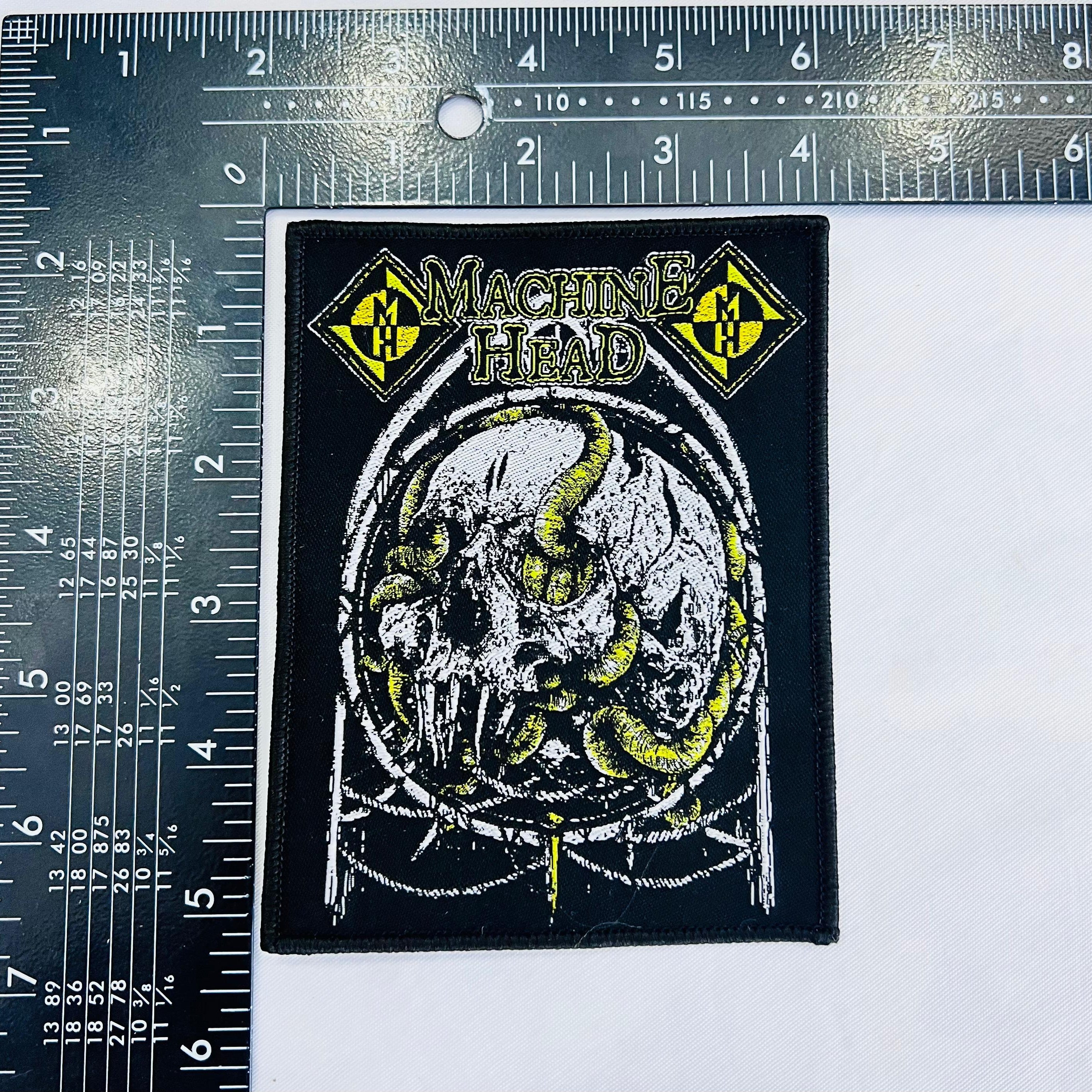 machine-head-rotten-patch-tiss-bordure-noire image 3