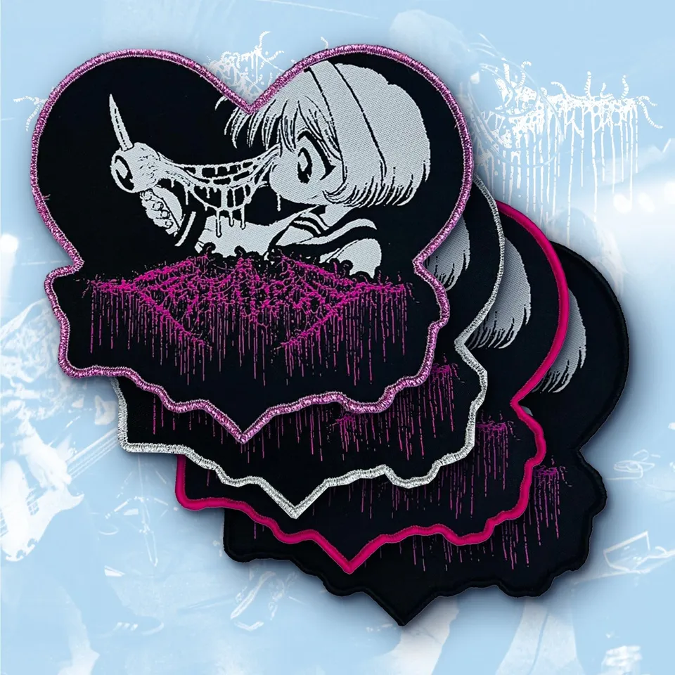 festerdecay-ichigo-cha-n-cusson-patch-tiss-bord-noir image 1