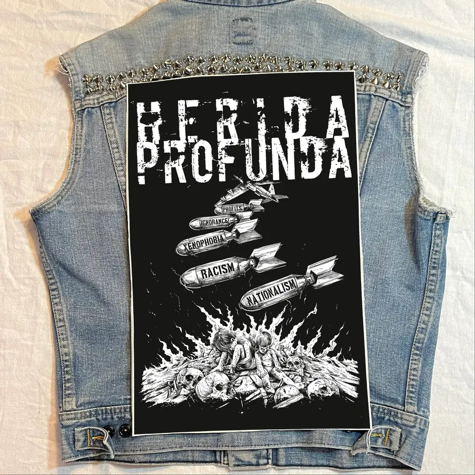 herida-profunda-refugees-welcome-backpatch-dos image 1
